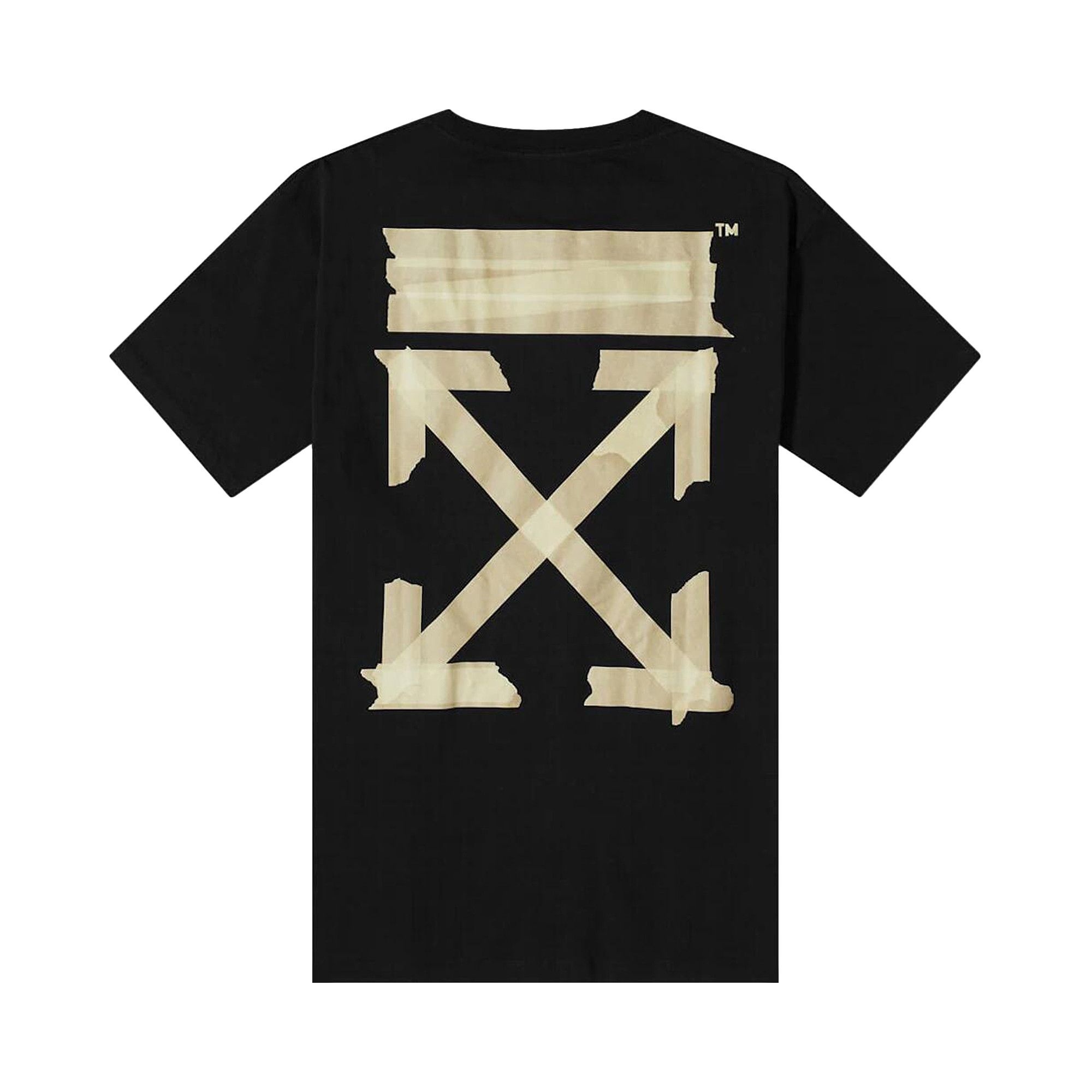 Off-White Oversized Tape Arrows T-shirt 'Black' - 2