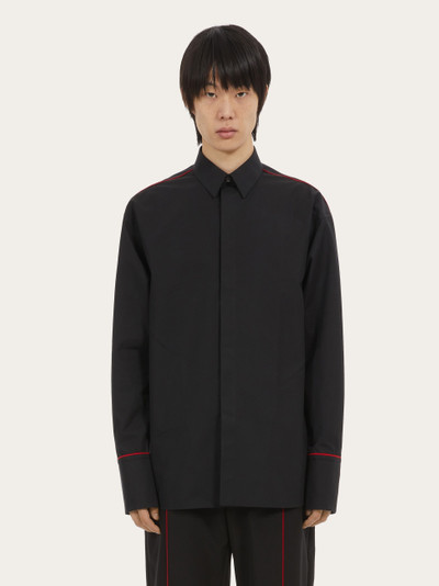 FERRAGAMO Sports shirt with contrasting piping outlook
