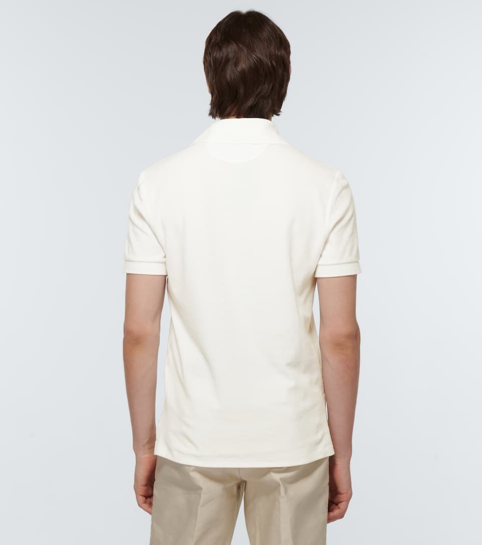 Towelling polo shirt - 4