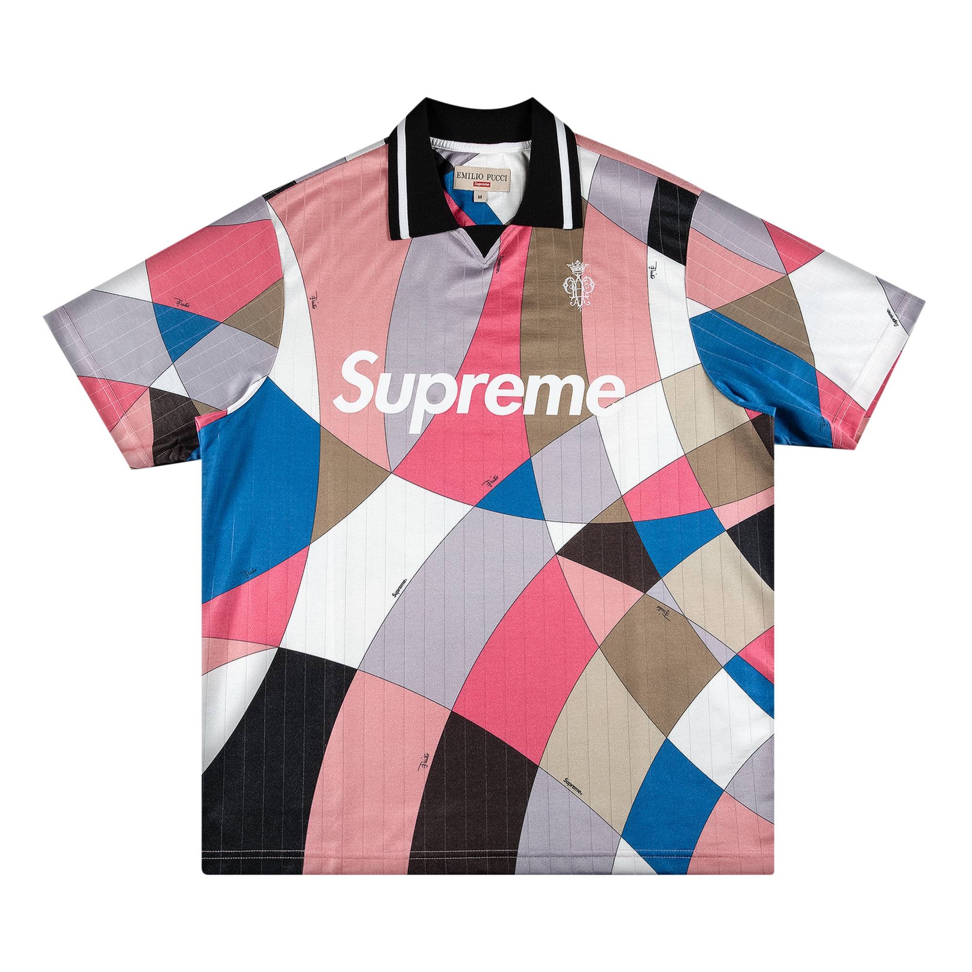 Supreme Supreme x Emilio Pucci Soccer Jersey 'Dusty Pink' | REVERSIBLE