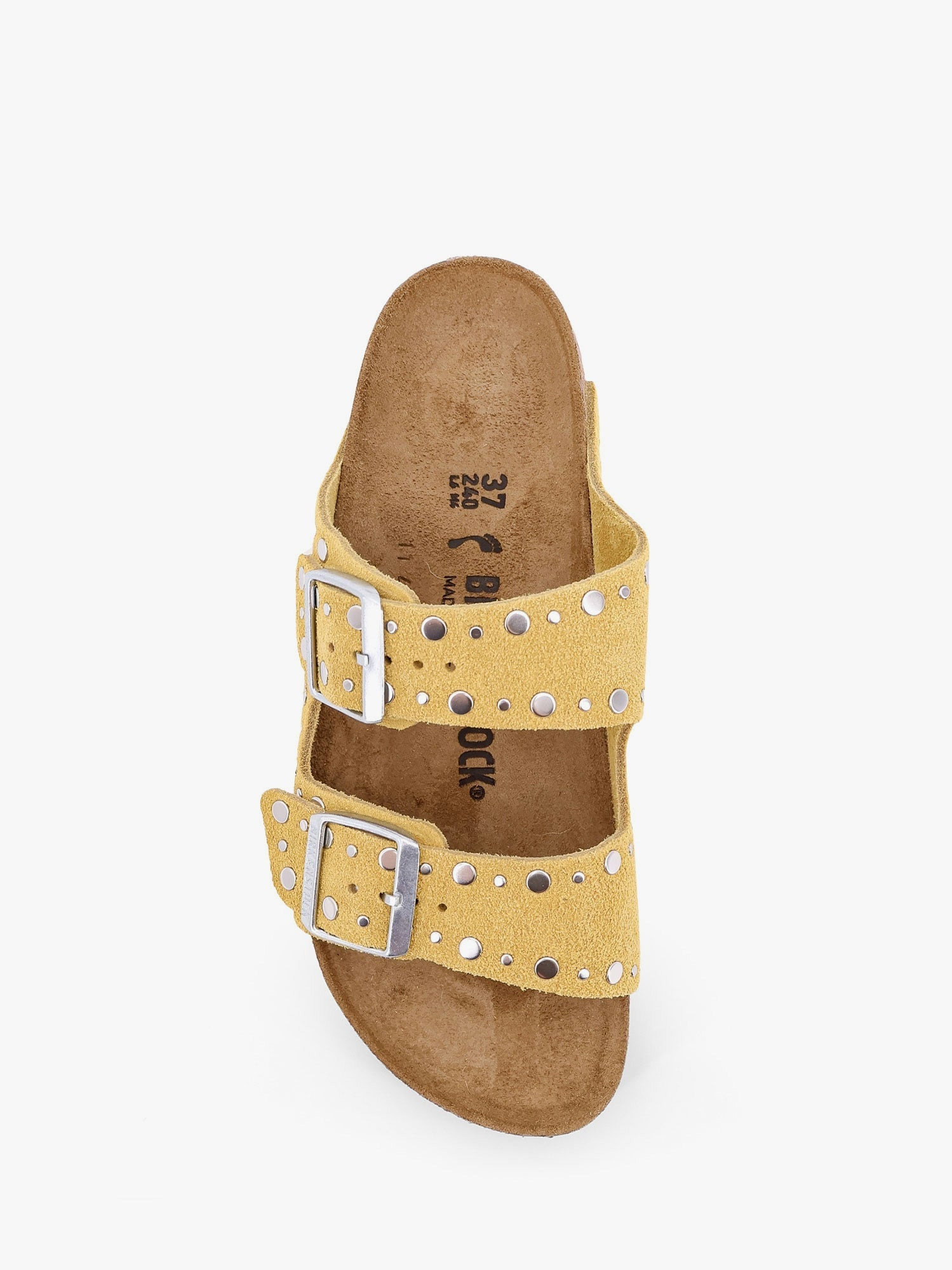 Birkenstock Arizona Rivet Border Leather Sandals With Applied Metal Rivets - 5