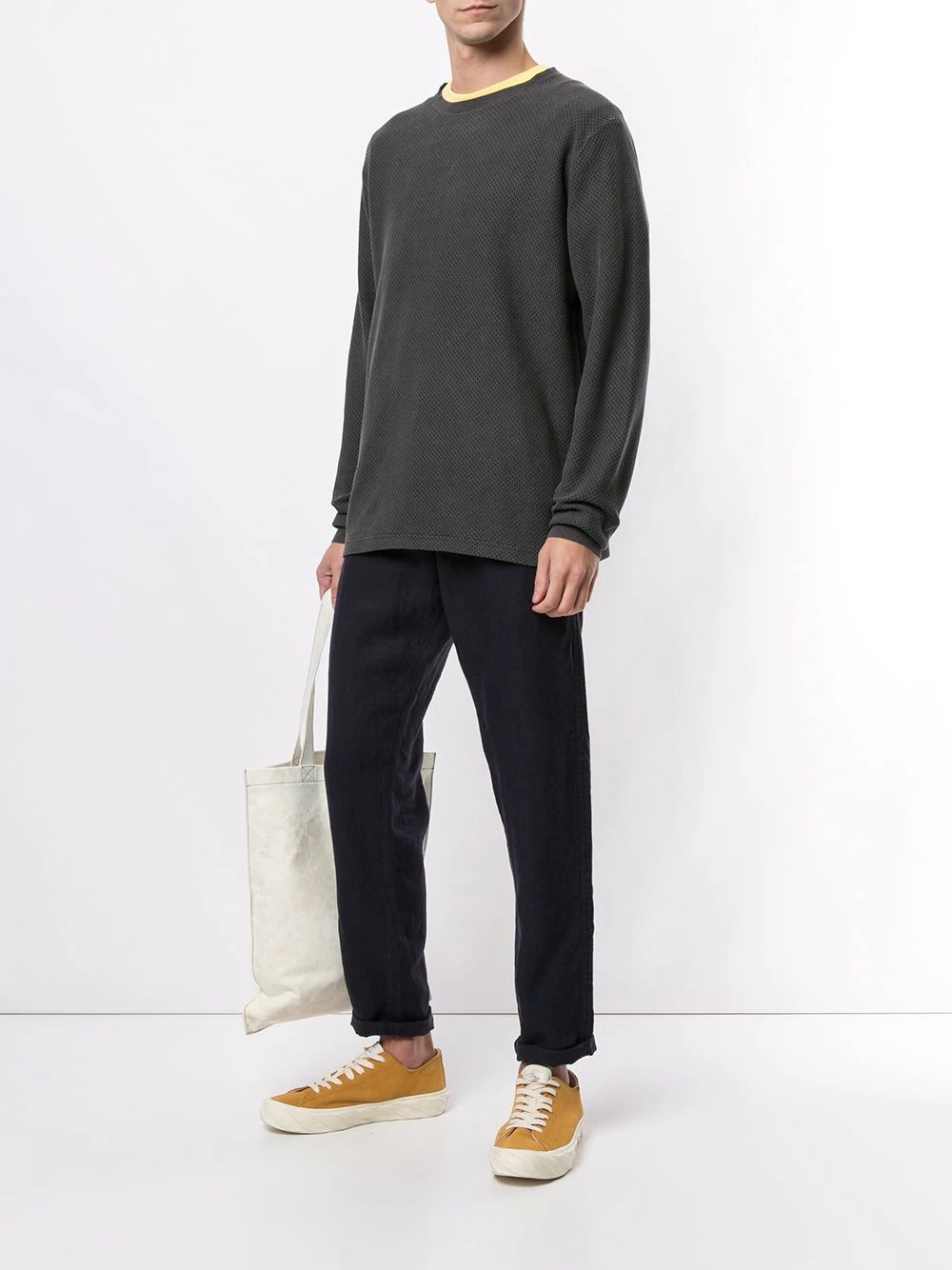 relaxed straight-leg chinos - 2