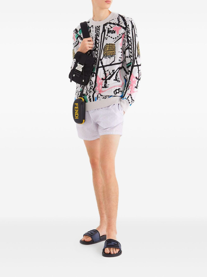 FENDI Fendiness mini backpack outlook