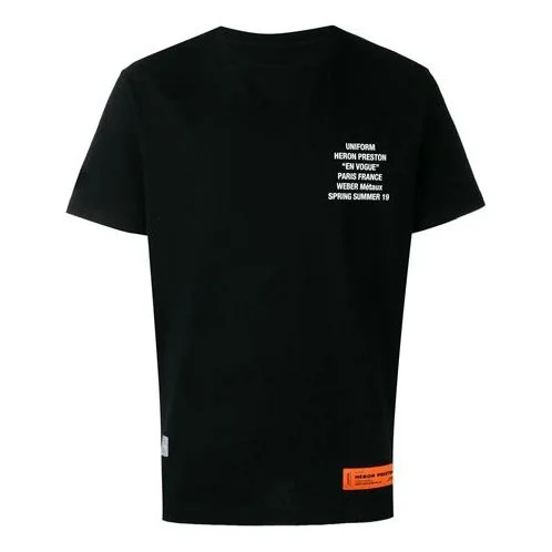 HERON PRESTON Metal Worker T-shirt 'Black' HMAA001S196320261088 - 1