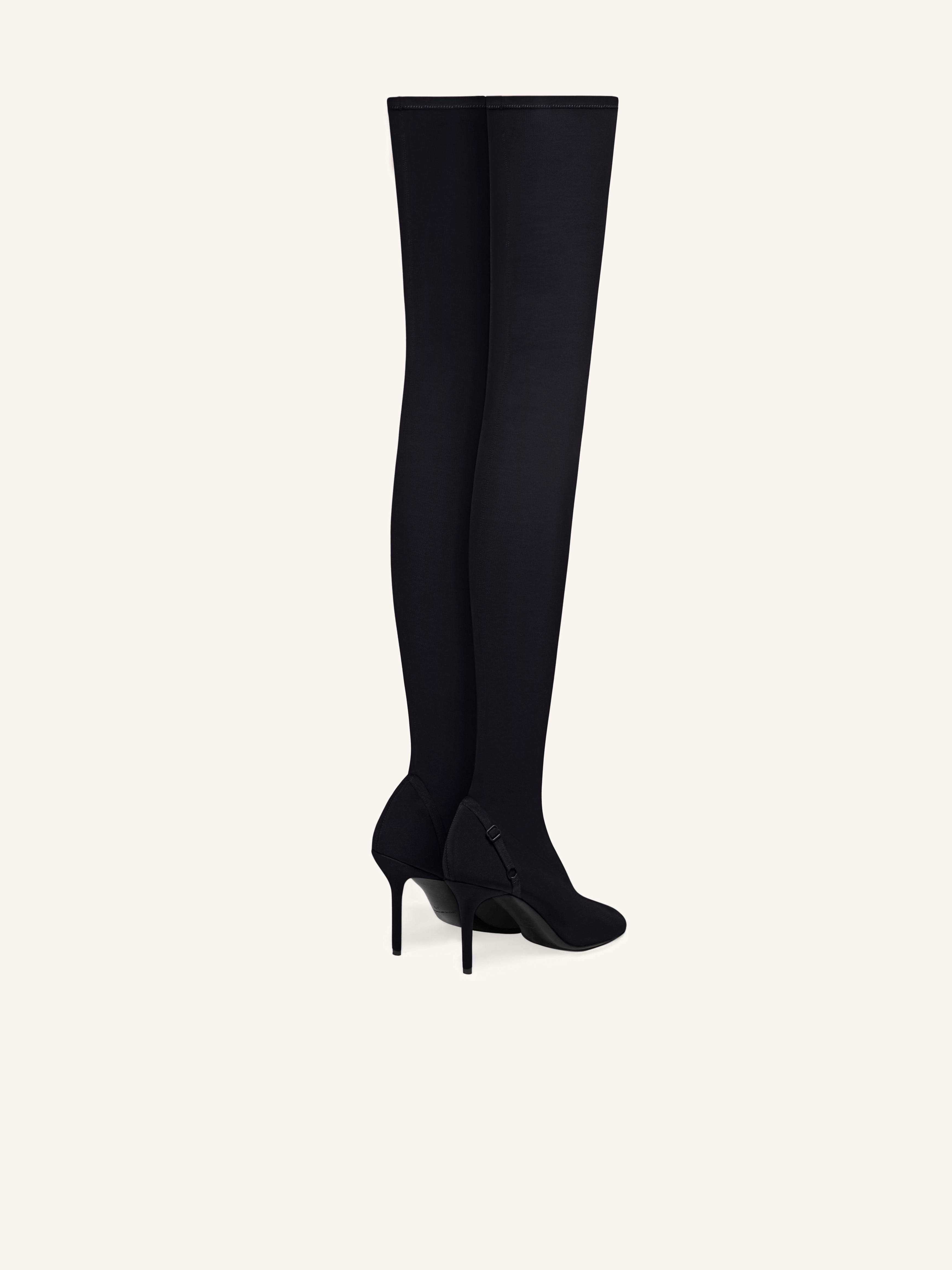 OBLIQUE JERSEY TIGHT BOOTS - 3