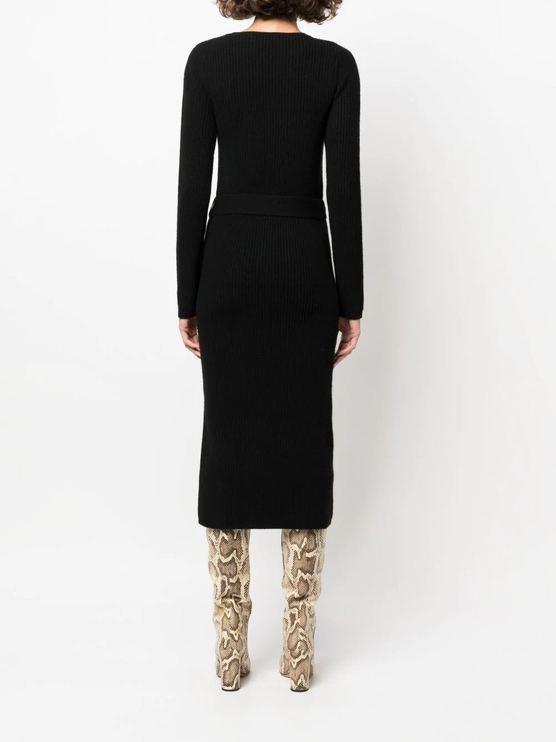 ribbed-knit midi dress 4