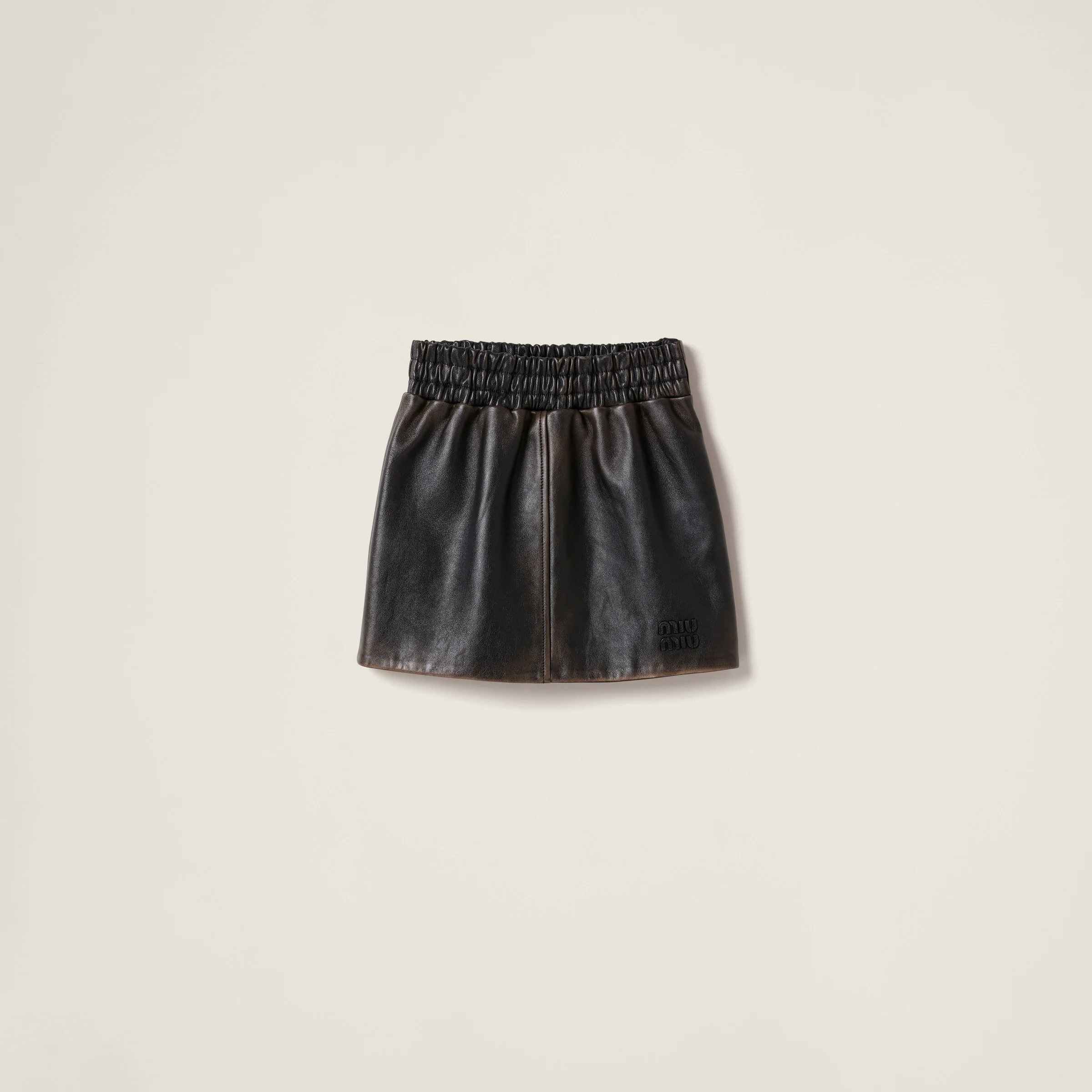 Nappa leather skirt - 1
