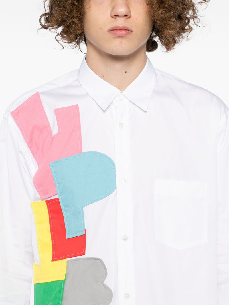 graphic patched shirt 5