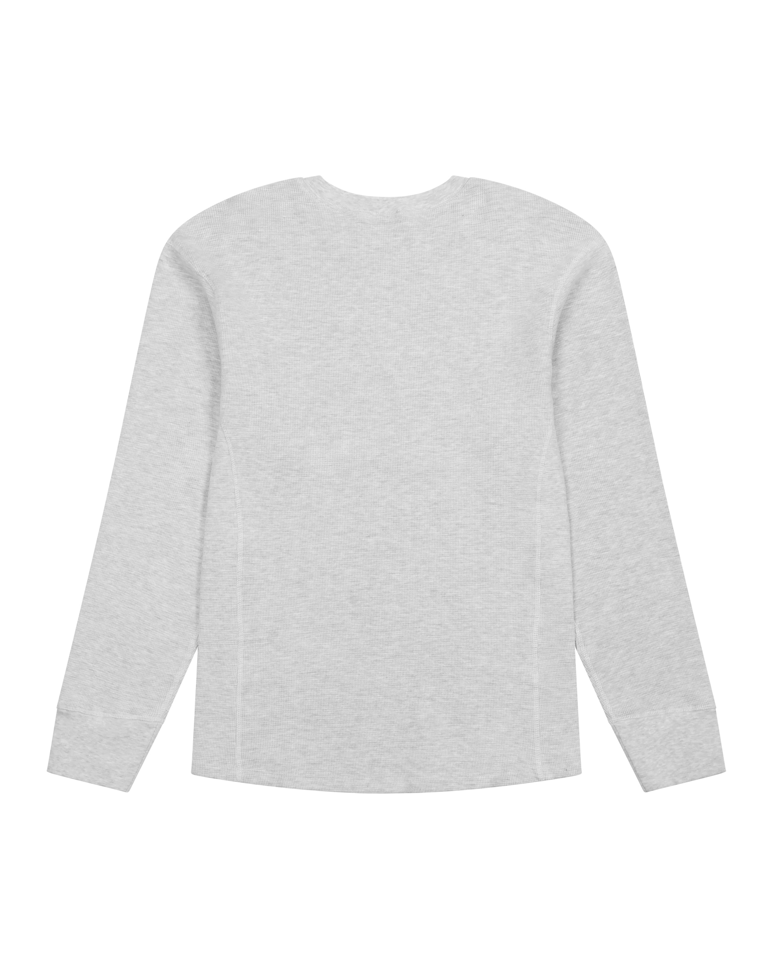 THERMAL LONG SLEEVE HEATHER GREY - 5