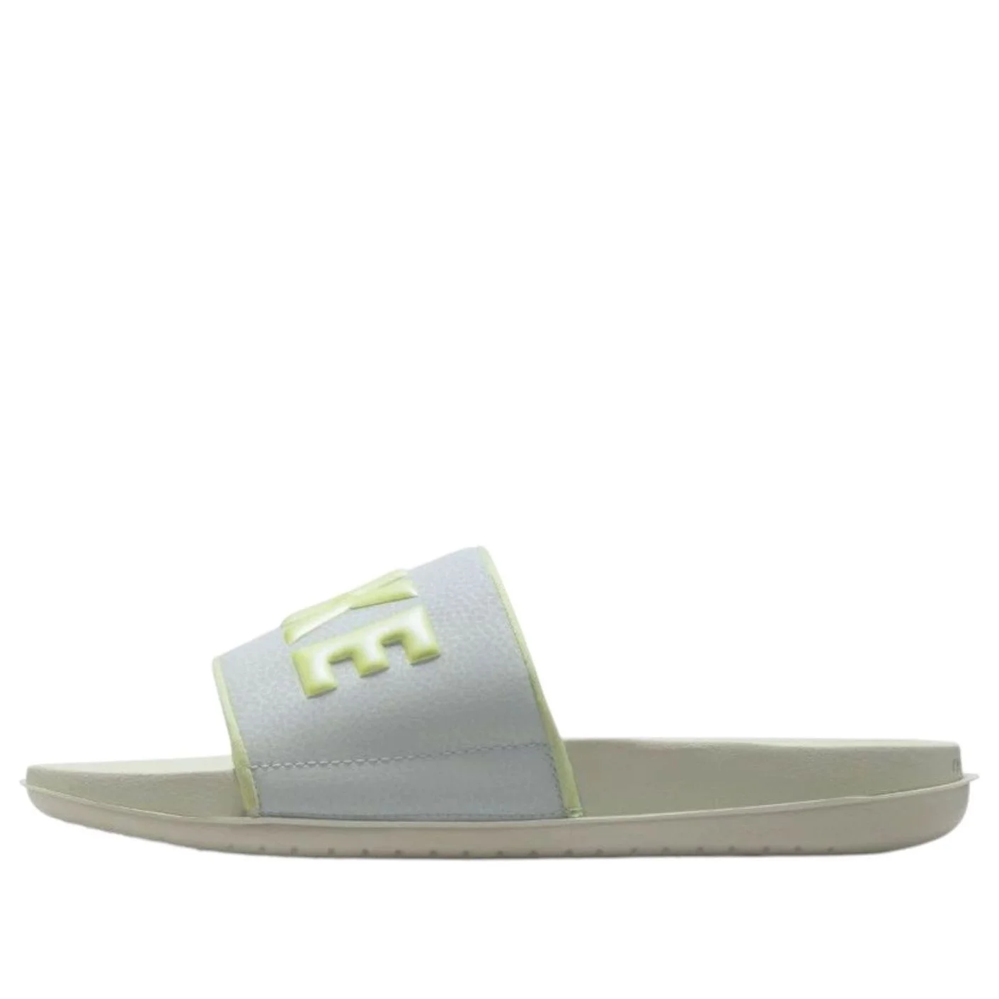 (WMNS) Nike Offcourt Slide 'Light Silver Barely Volt' BQ4632-013 - 1