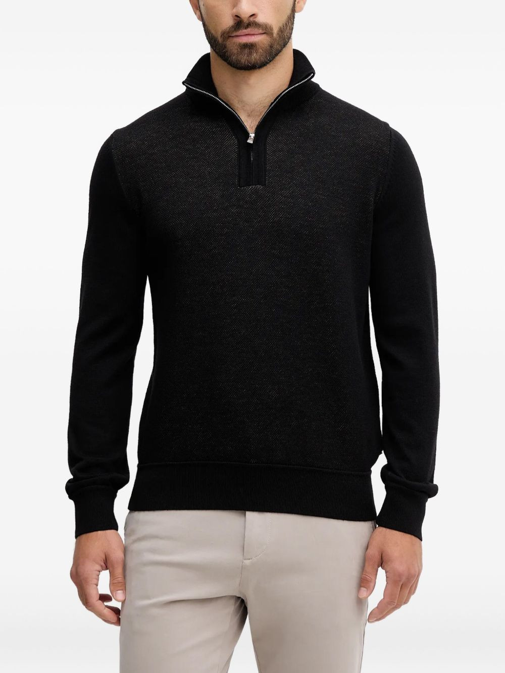 half-zip sweater - 1