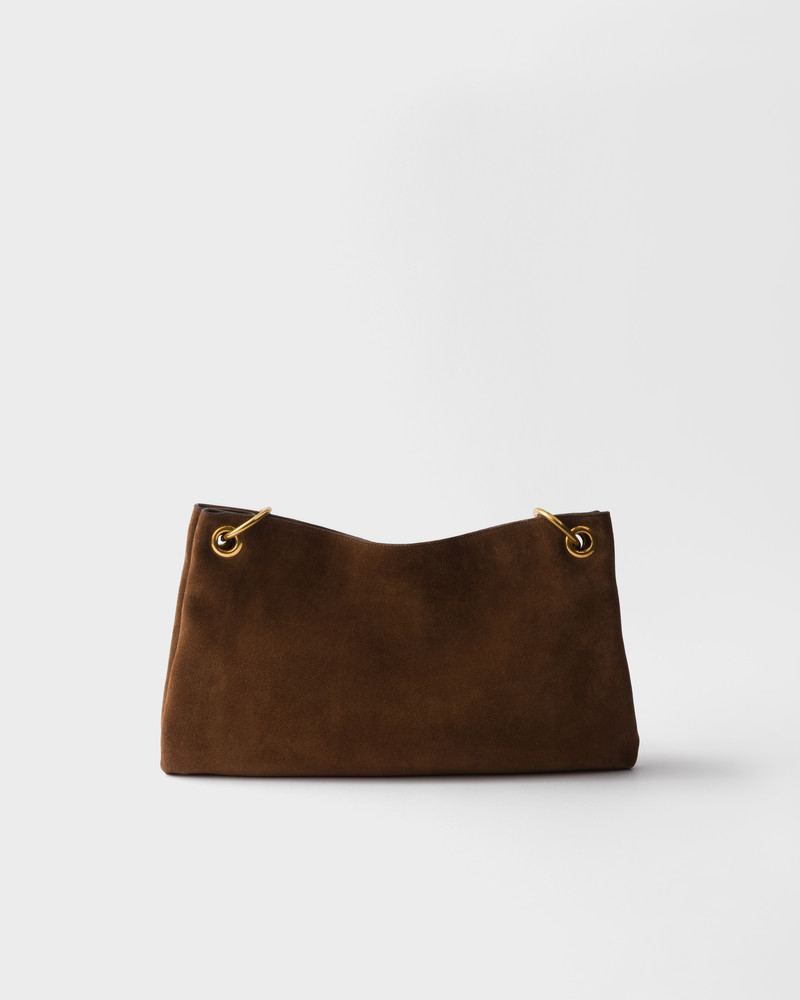 Prada Etude large suede shoulder bag 4
