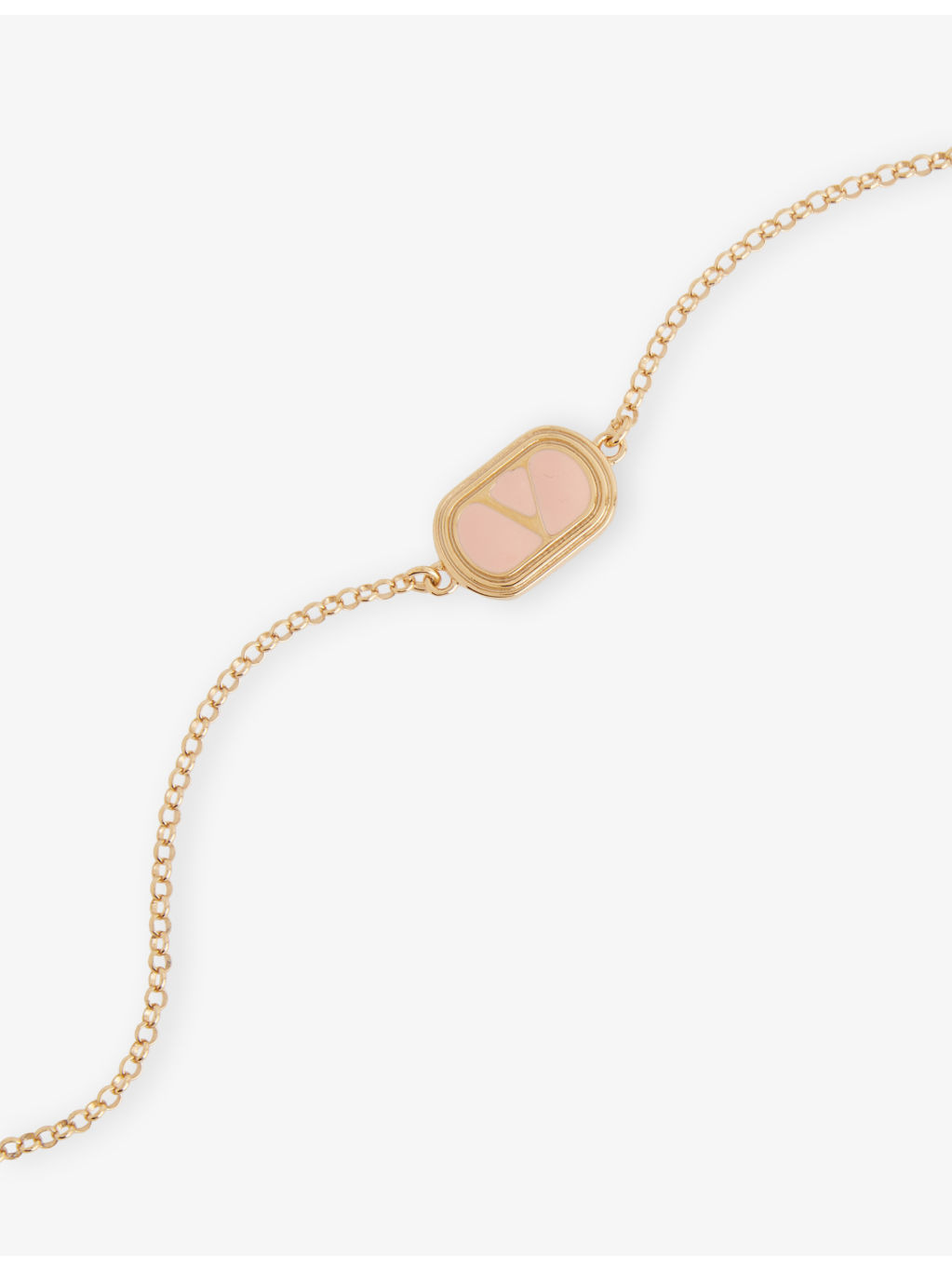 Ovalette Gold-Plated Metal And Swarovski Pearl Bracelet - 3