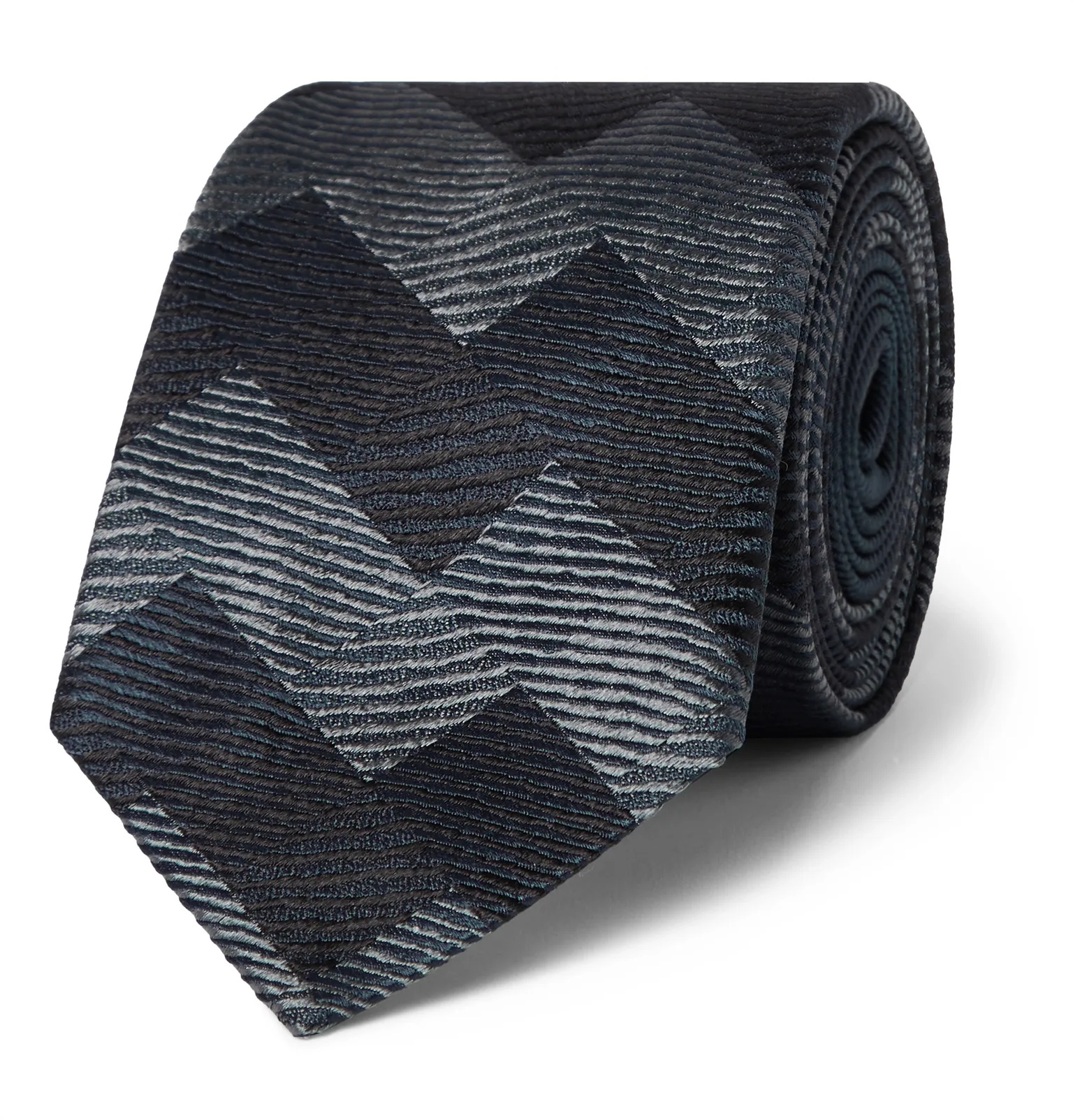 7cm Silk-Jacquard Tie - 1