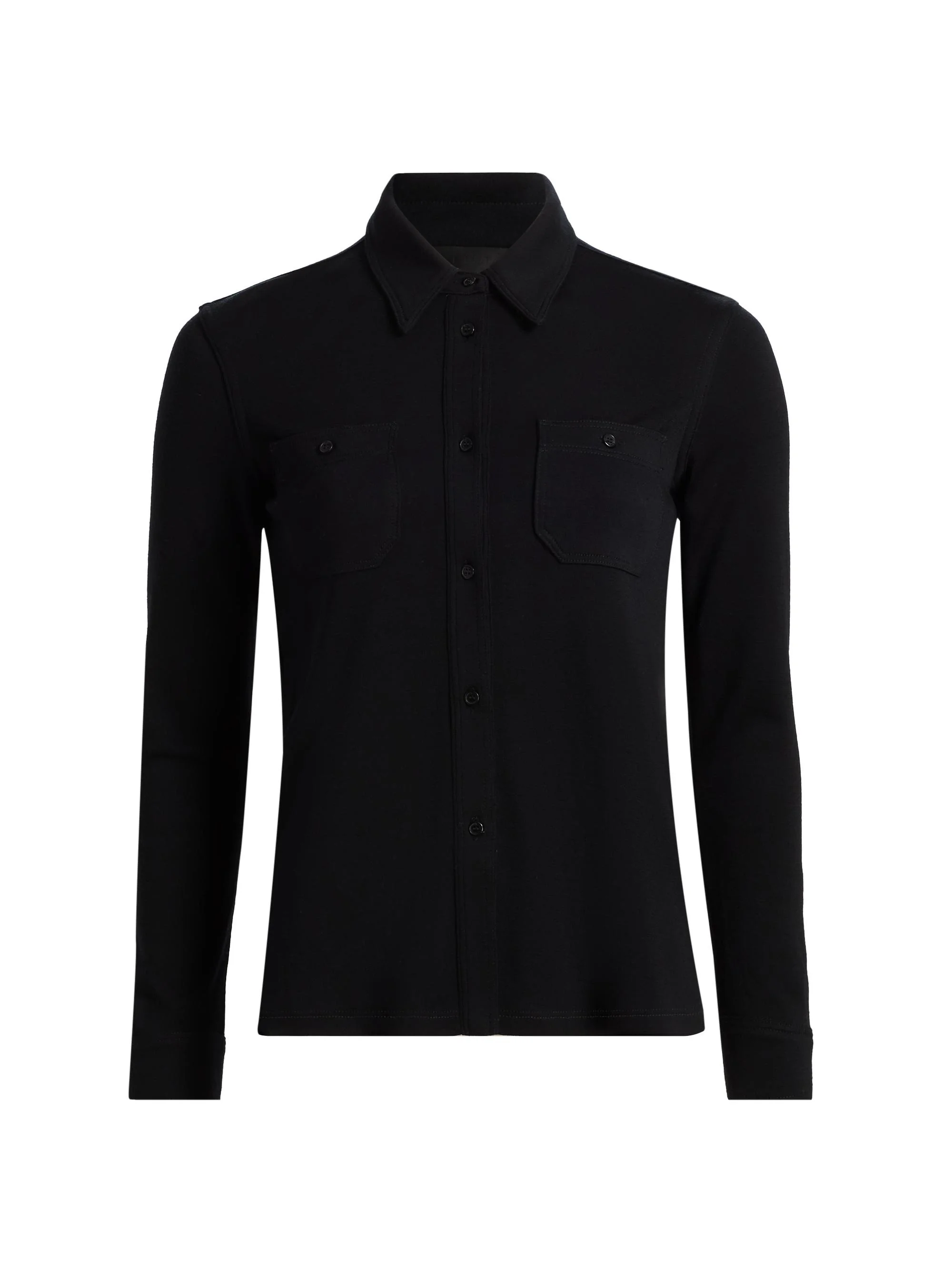 Women's Ibra Wool Shirt - Black - 1