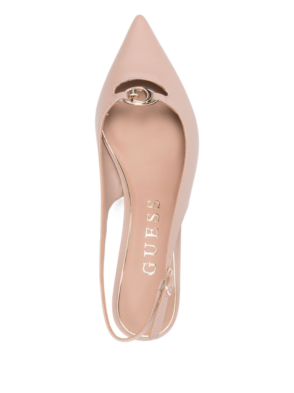 slingback kitten-heel pumps - 4