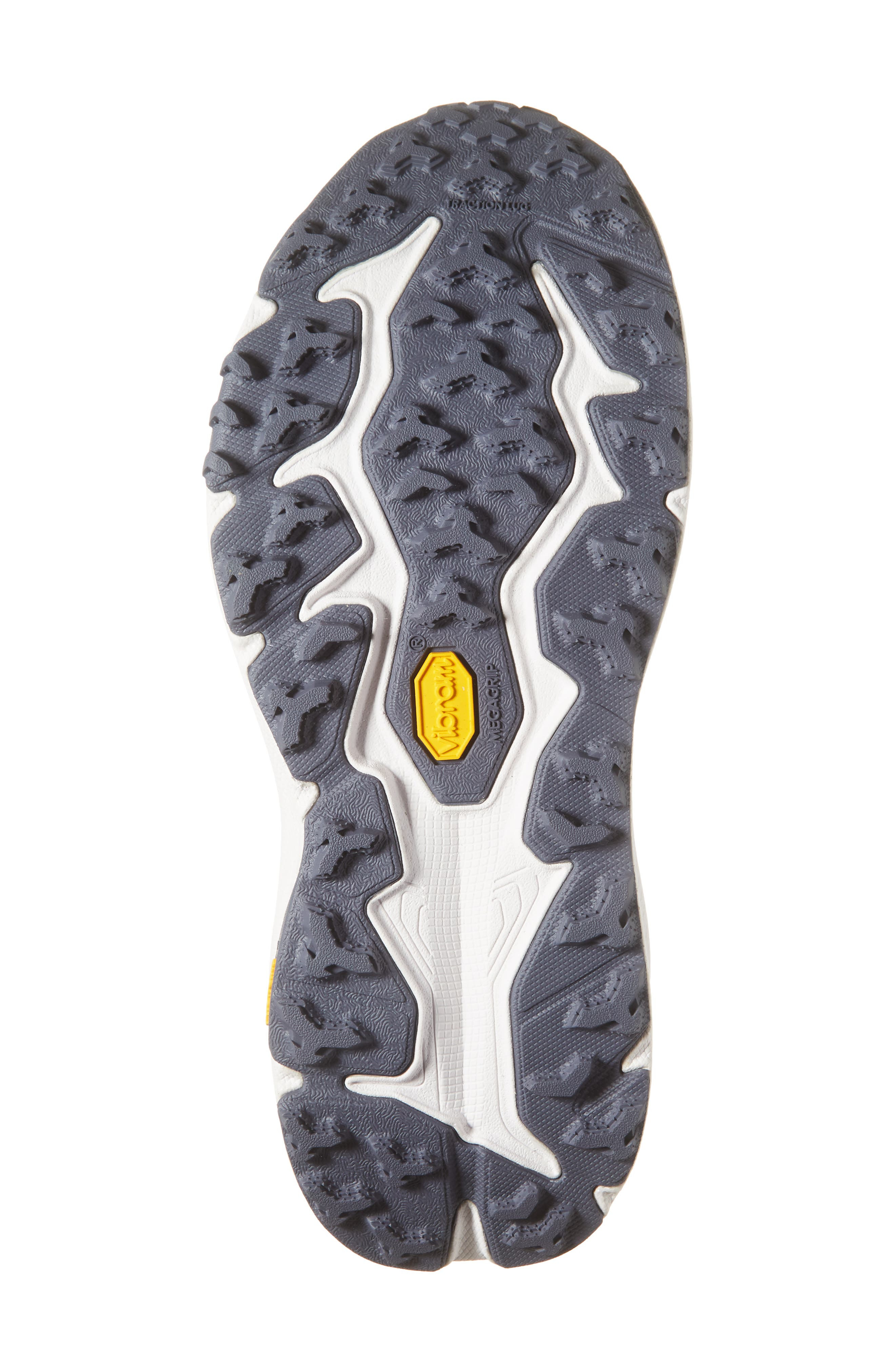 HOKA Speedgoat 6 Trail Running Shoe in White /Neon Tangerine at Nordstrom - 6