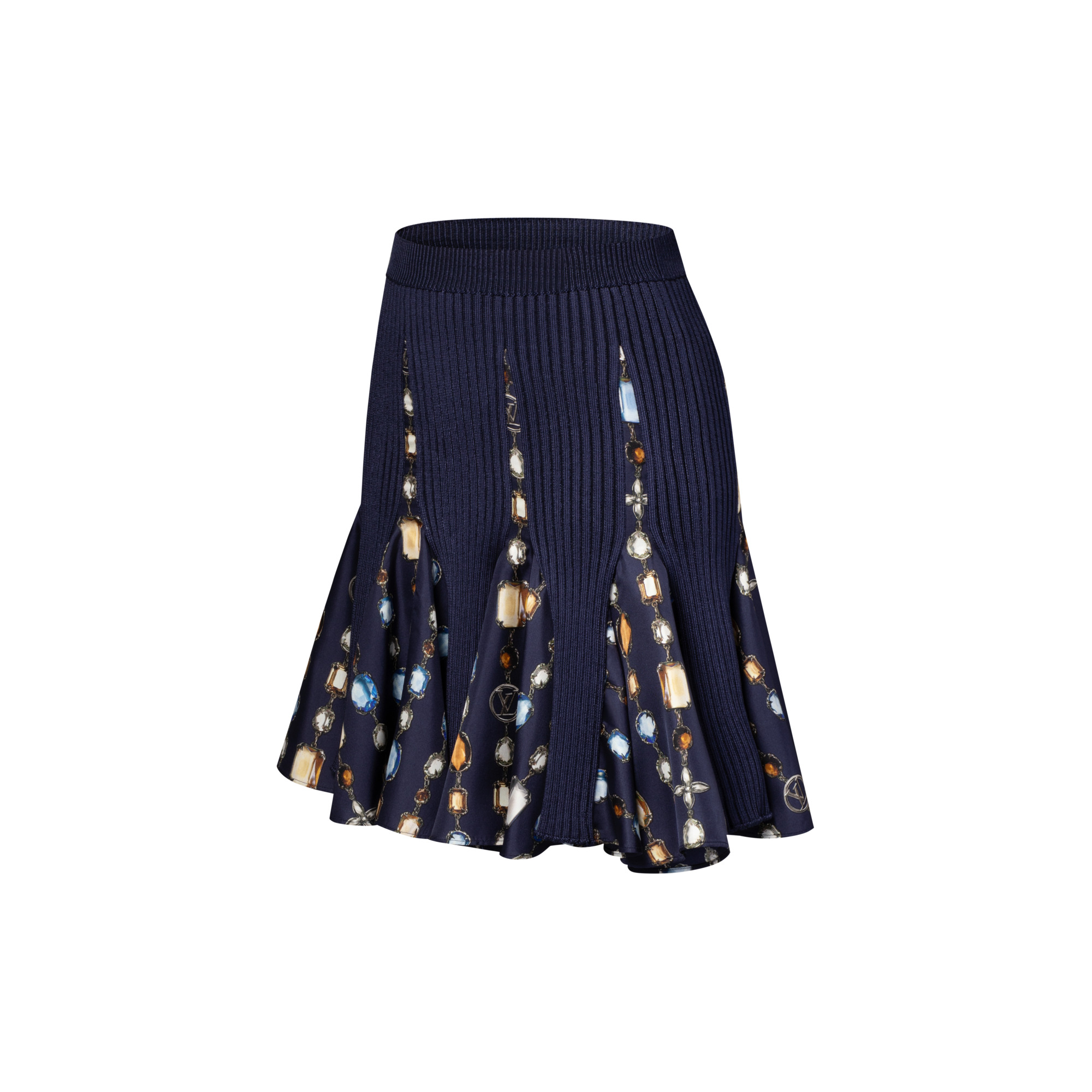 Necklace Insert Knit Skirt - 2