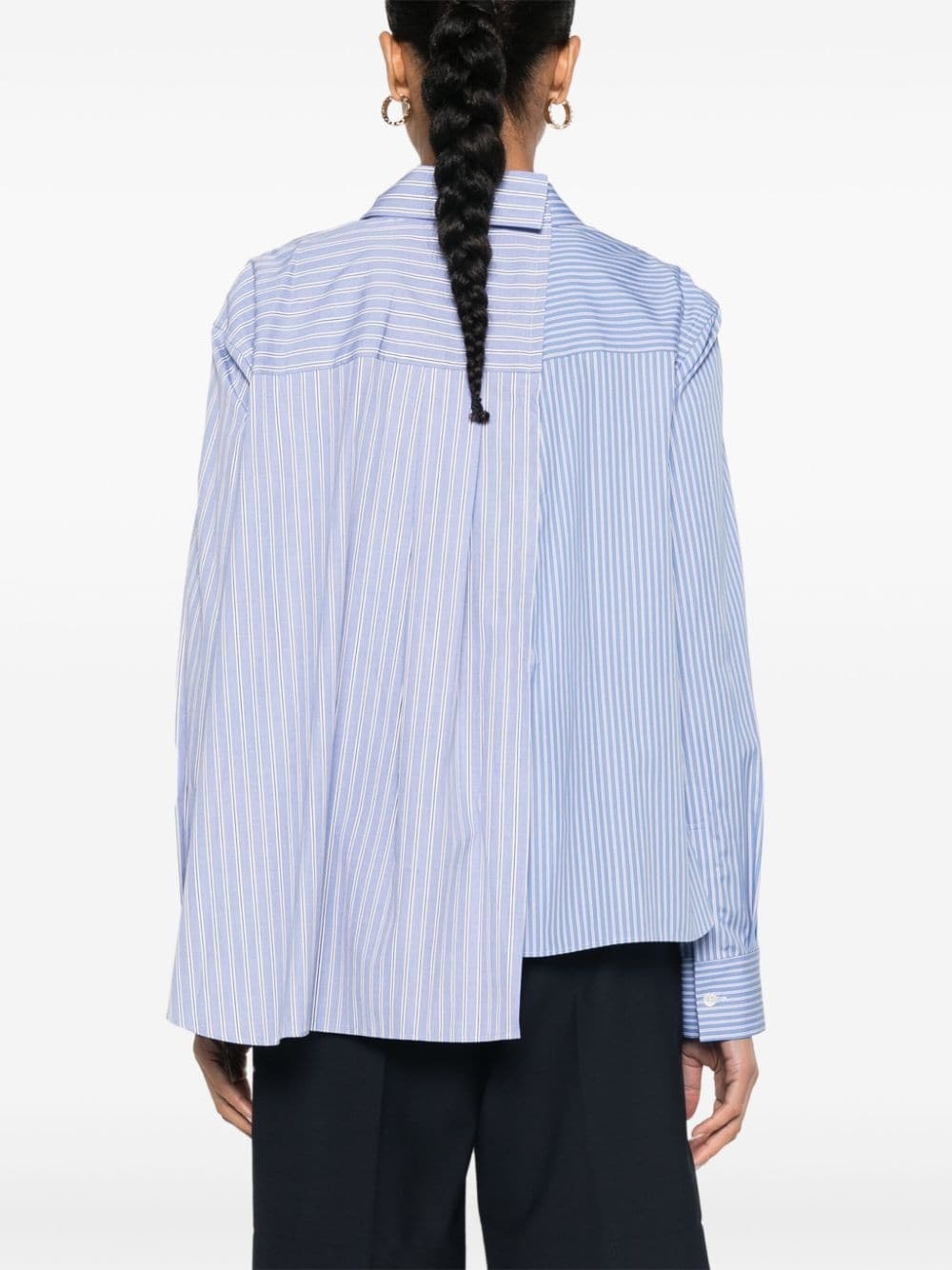 pinstripe shirt - 4