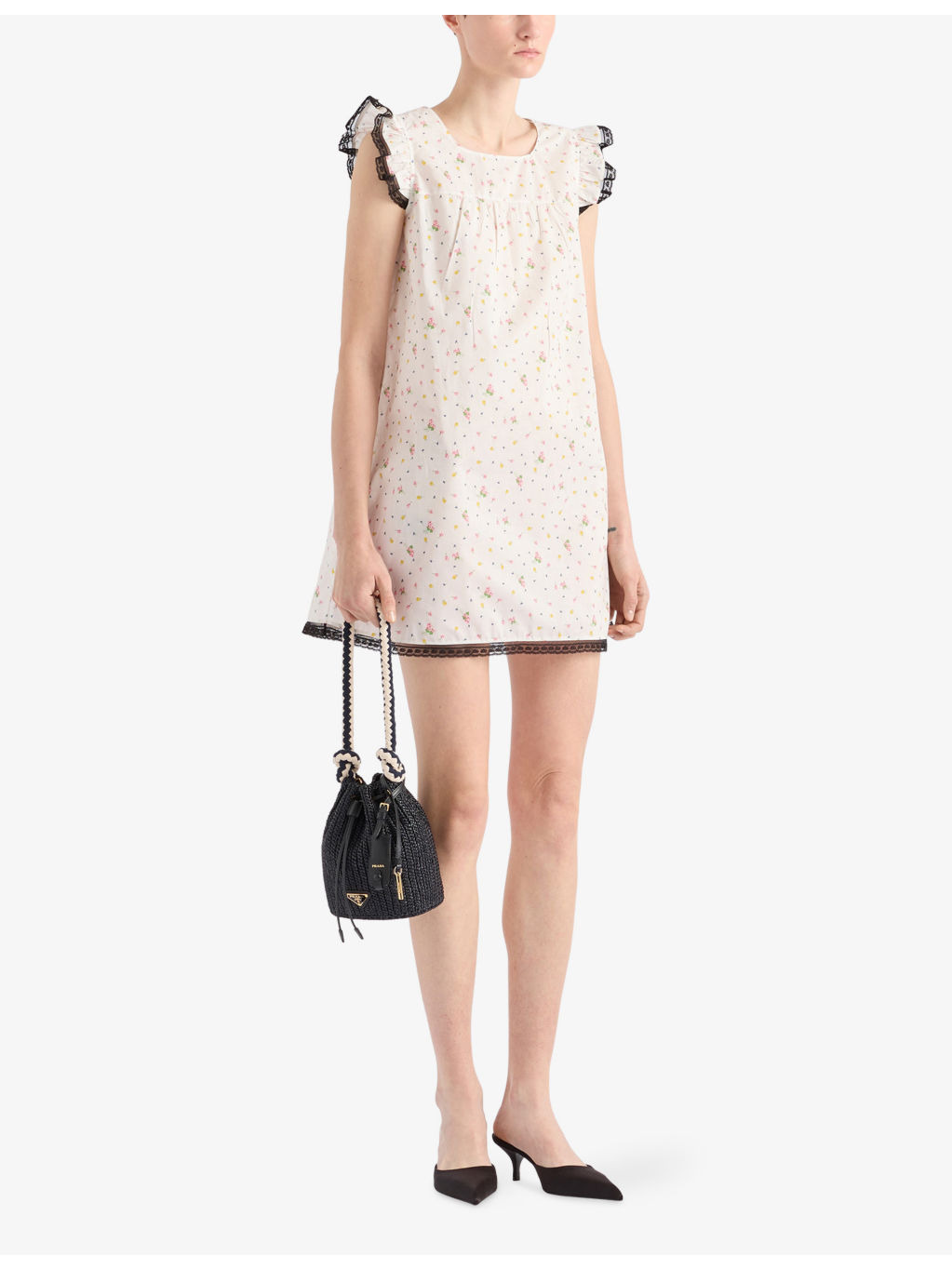 Floral-Print Cotton Mini Dress - 2