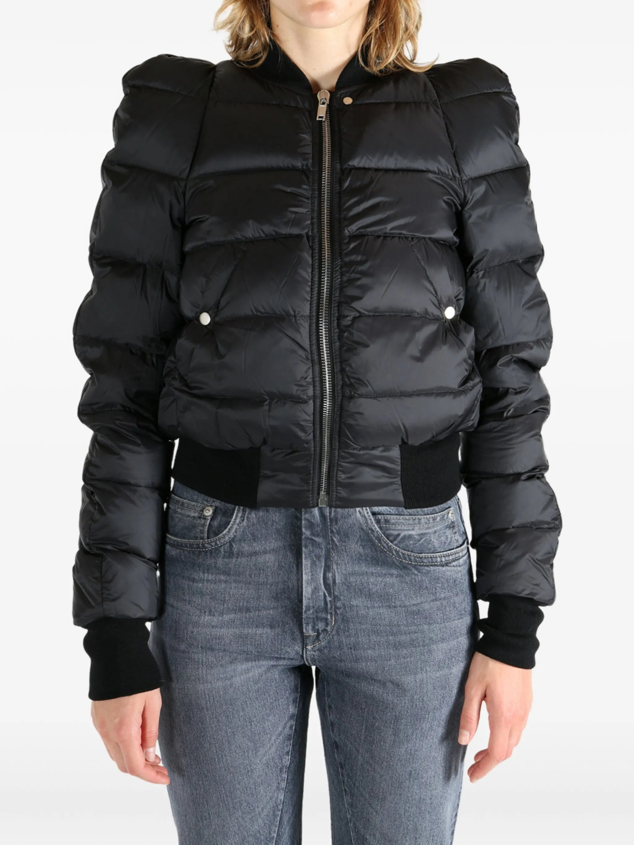 Rick Owens Puffed Quilted Jacket - 5