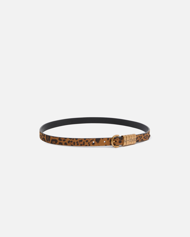 PINKO SUEDE BELT WITH LEOPARD PRINT, 2CM outlook