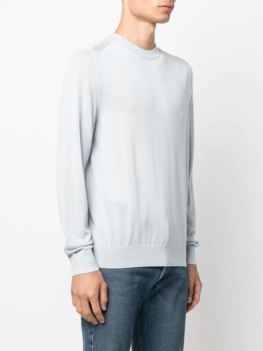 crew-neck long-sleeve jumper - 3