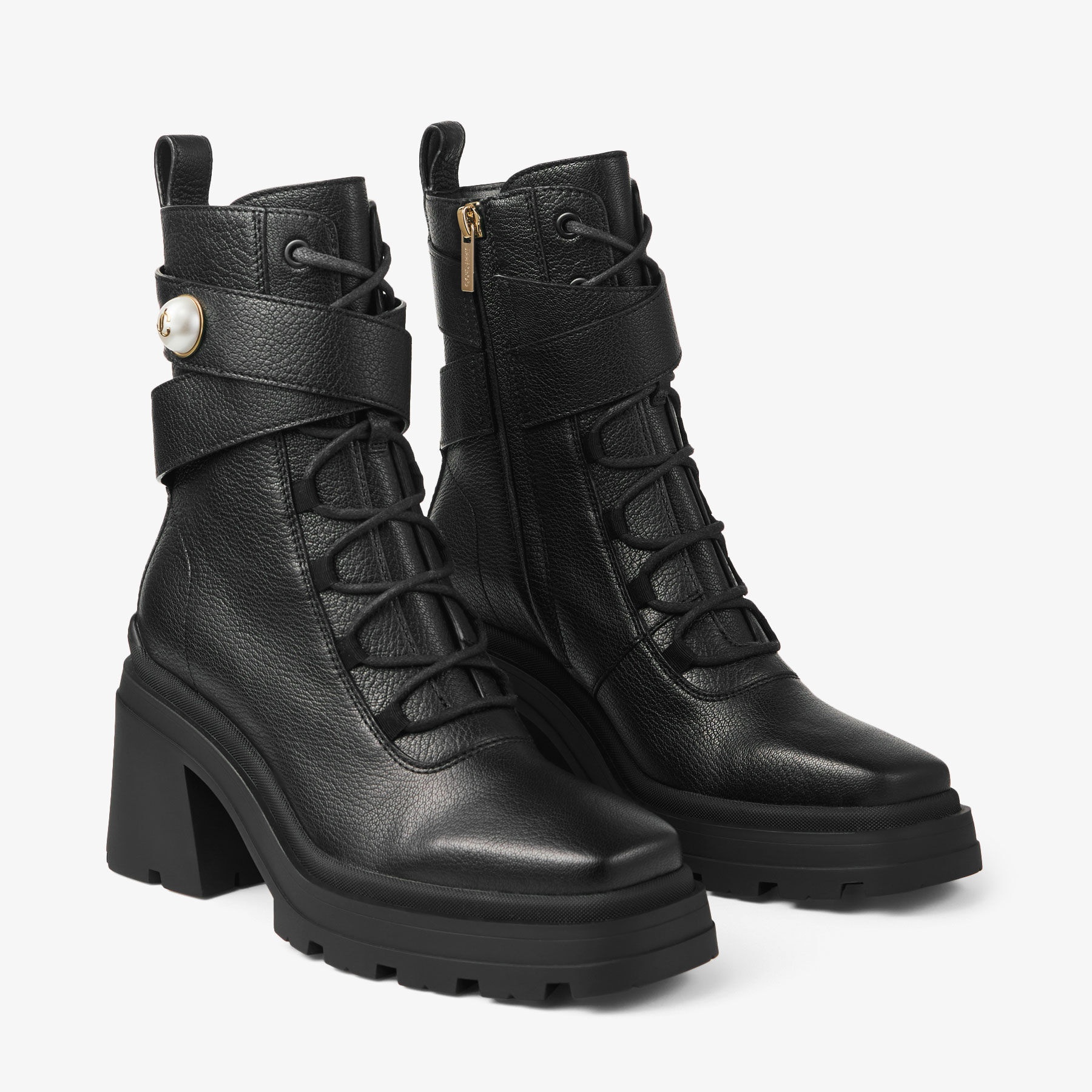 Noemi 80
Black Leather Ankle Boots - 3