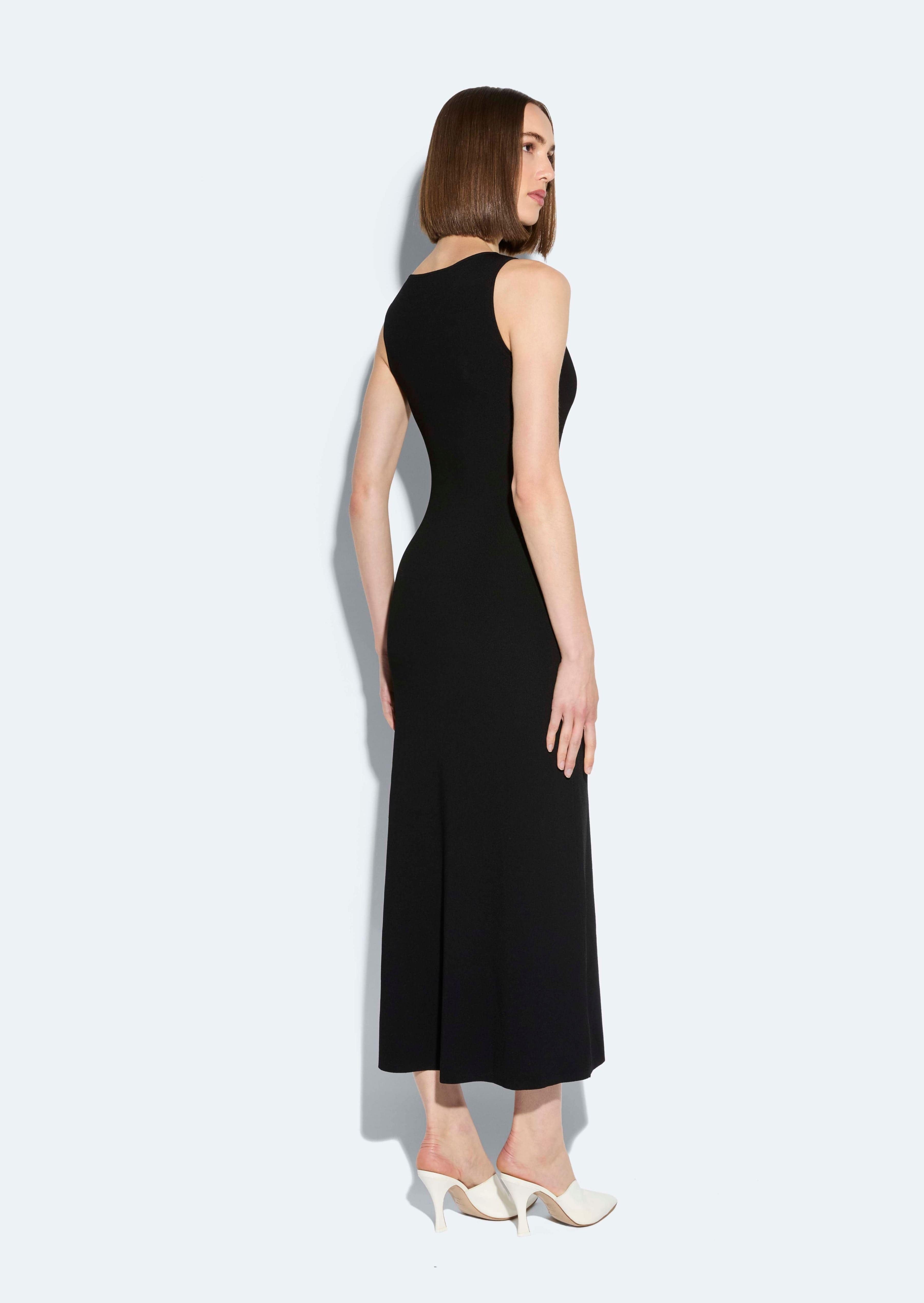 Viscose Waist Tie Dress - 3