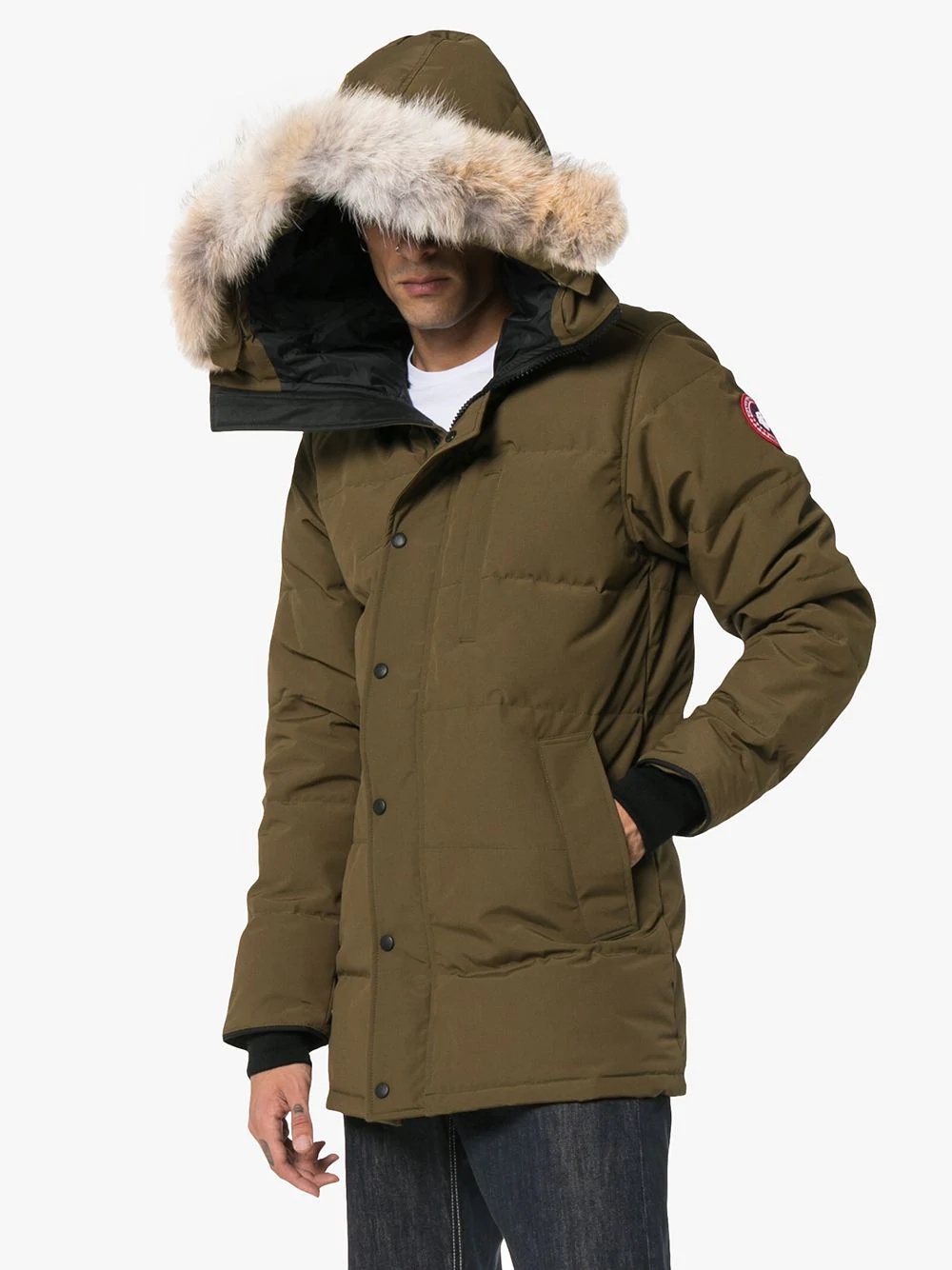 carson coyote fur trim parka - 3