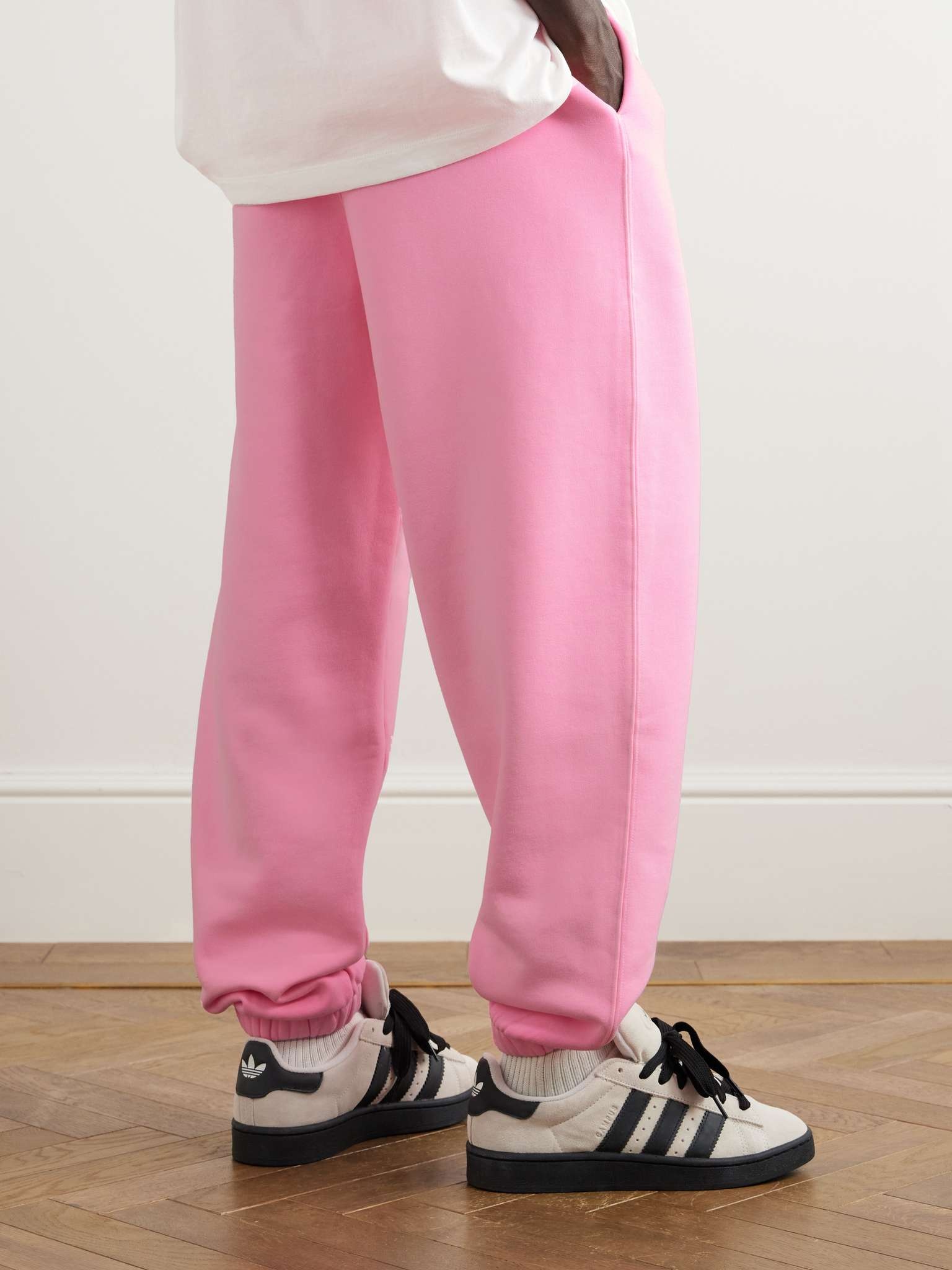 Tapered Cotton-Blend Jersey Sweatpants - 4