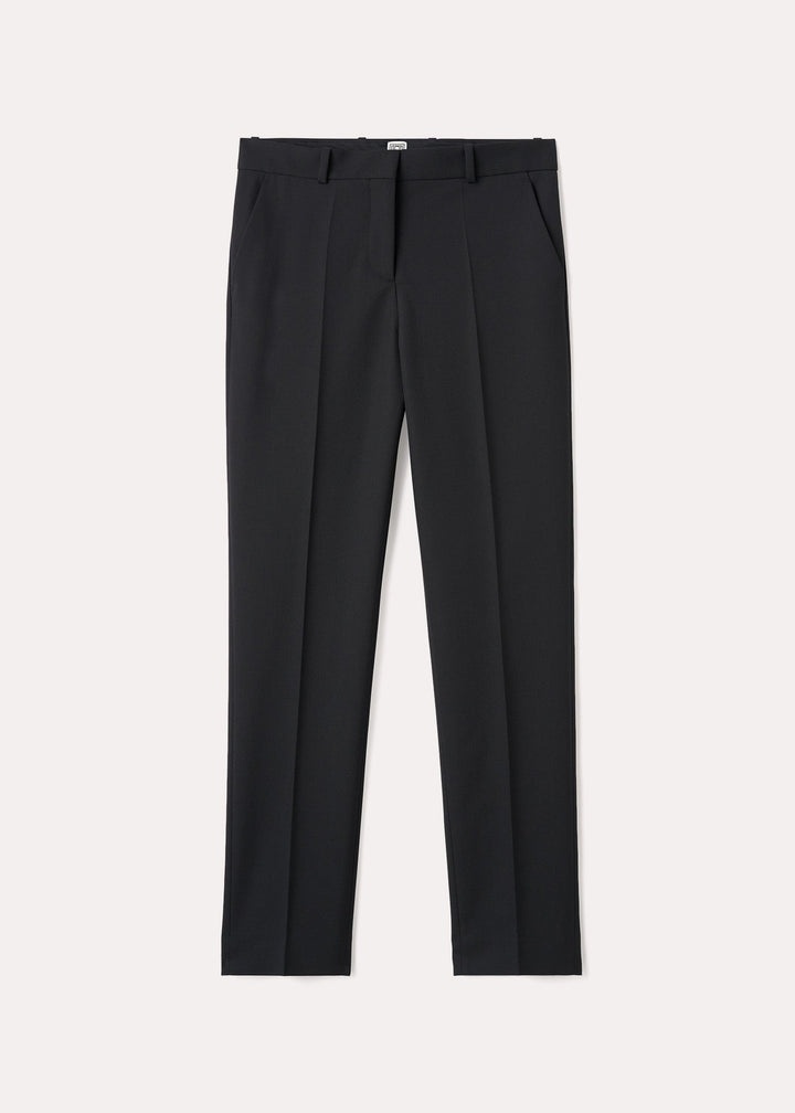 Mid-Waist slim trousers black - 1
