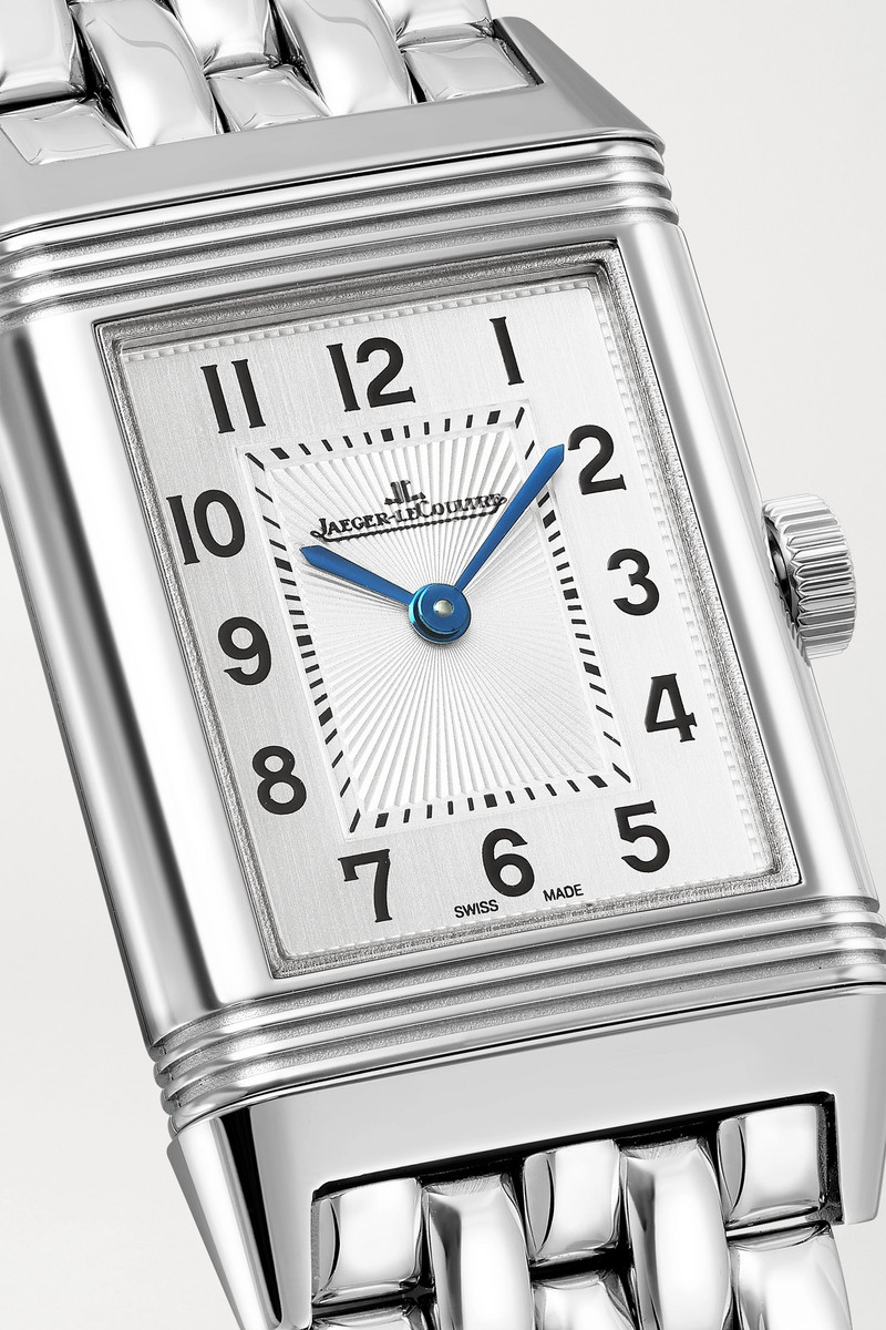 Reverso 고전적인 얇은 40.1mm x 24.4mm 중간 스테인리스 시계 5