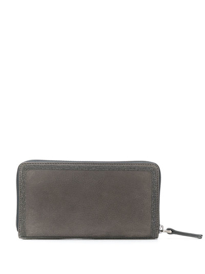 Brunello Cucinelli bead trim wallet outlook