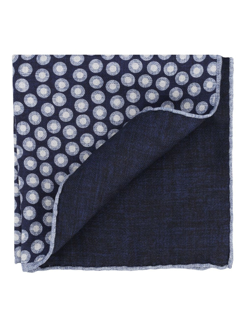 Brunello Cucinelli polka-dot pocket square outlook