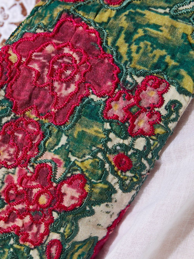Nova Cambric floral-embroidered waistcoat 4