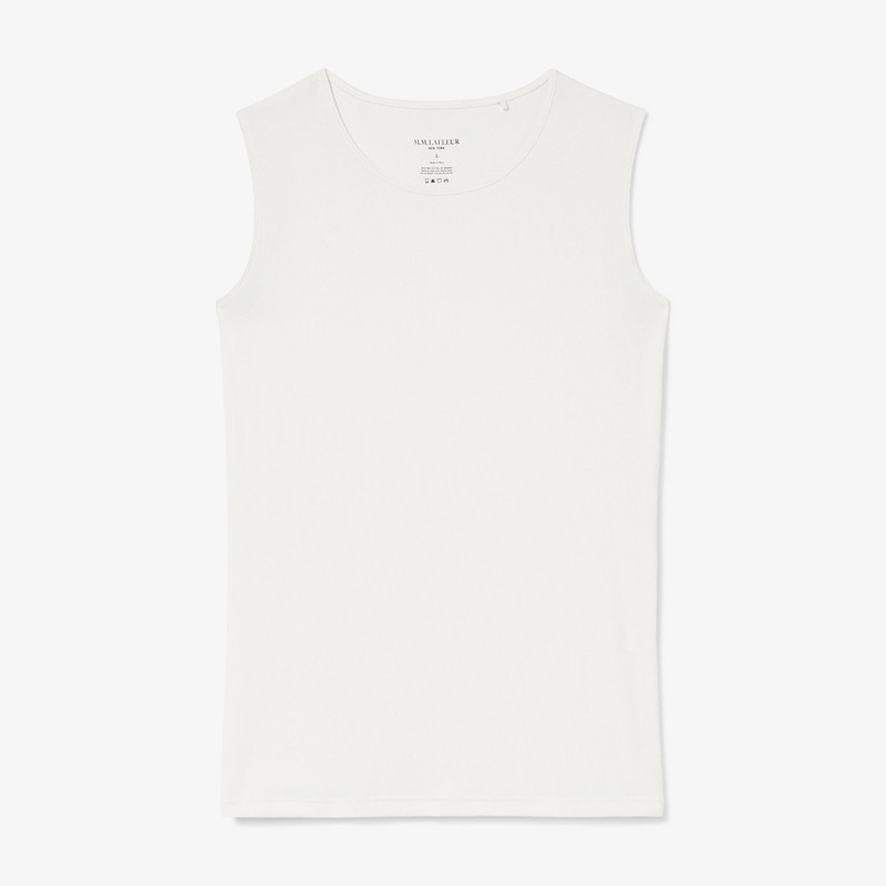 Paige Tank - Organic Ribbed Pima Cotton 1