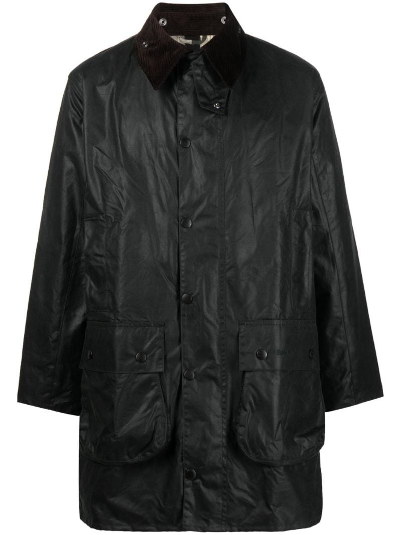 Border waxed lightweight jacket - 1