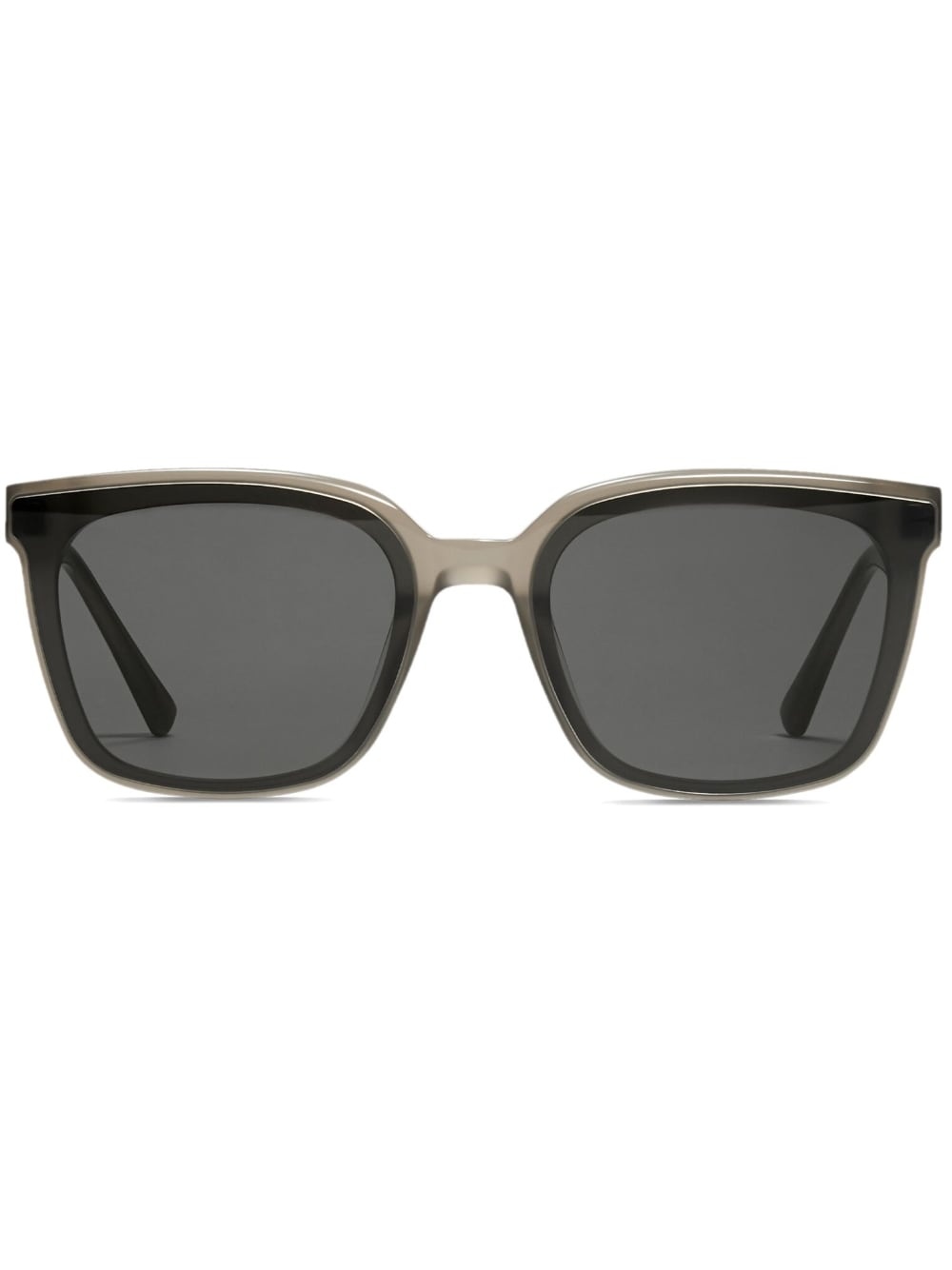 transparent-rectangle-frame sunglasses - 1