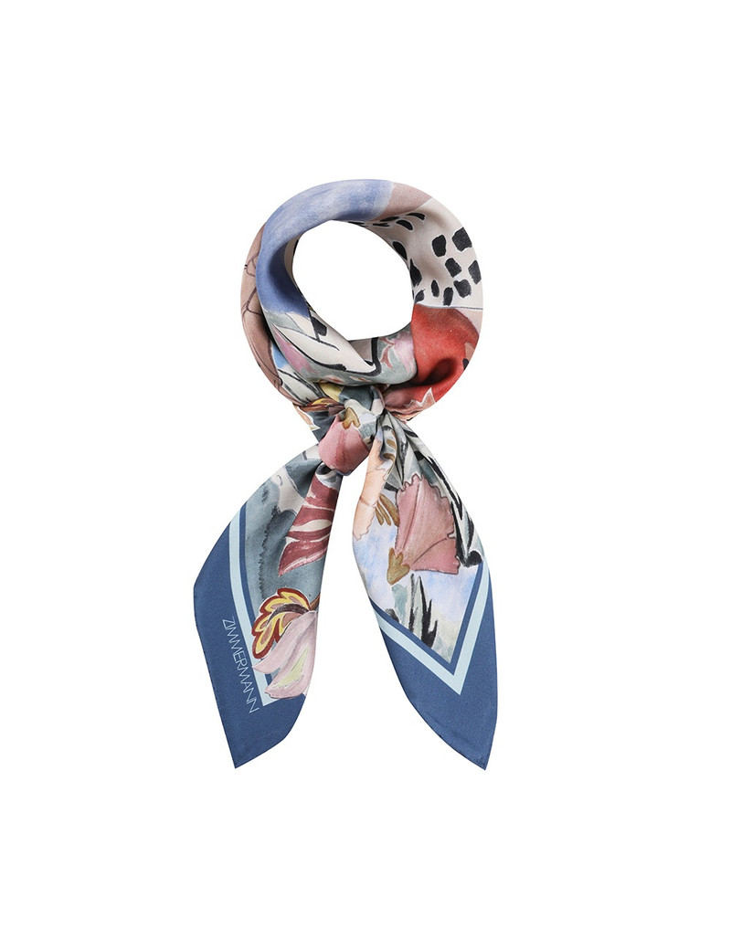 PRINTED SILK SQUARE 90 1