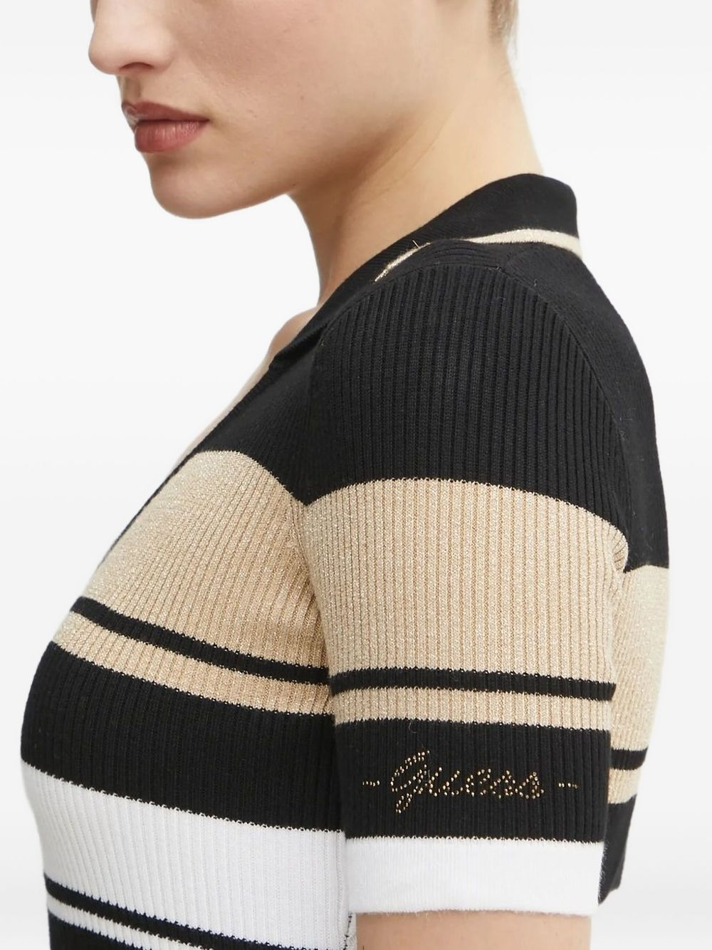 striped polo dress - 3