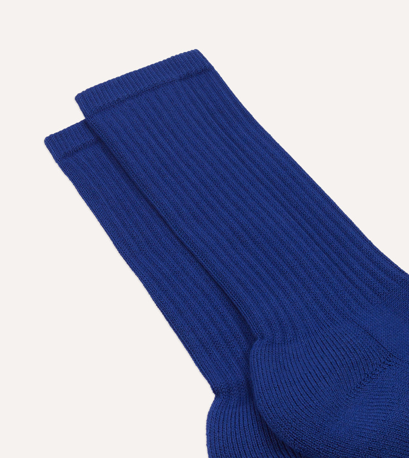 Blue Cotton Sports Socks 3