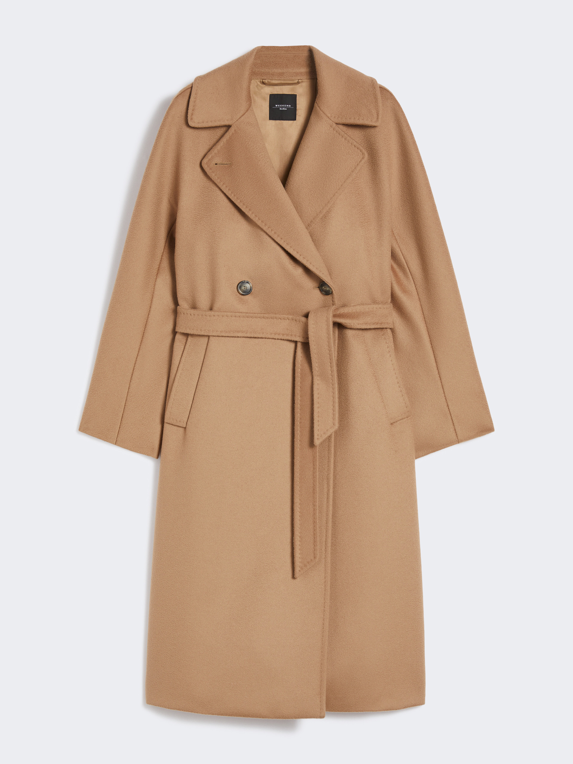 RESINA Double-breasted wool midi coat - 1