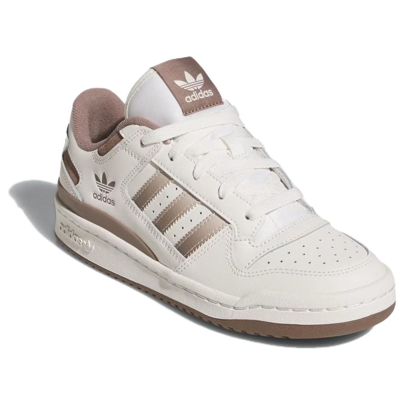 (WMNS) adidas Forum Low CL 'Wonder White Trace Brown' JI3257 - 3