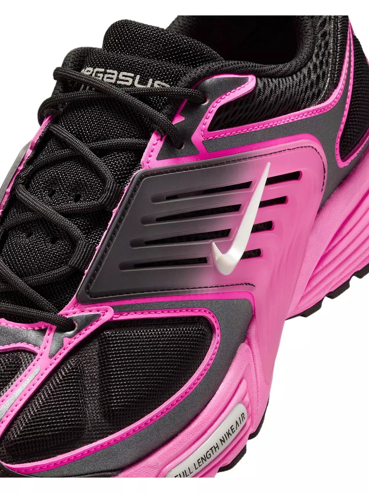 Air Pegasus Wave "Black/Pink Blast/Metallic Platinum" Men's Shoe - 6