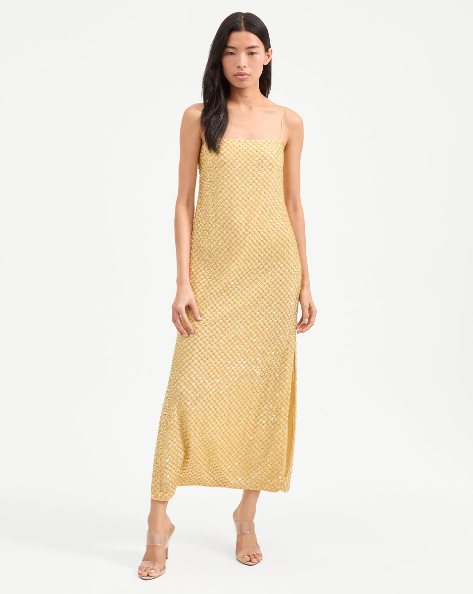 PETRA BEADED MIDI DRESS - 2