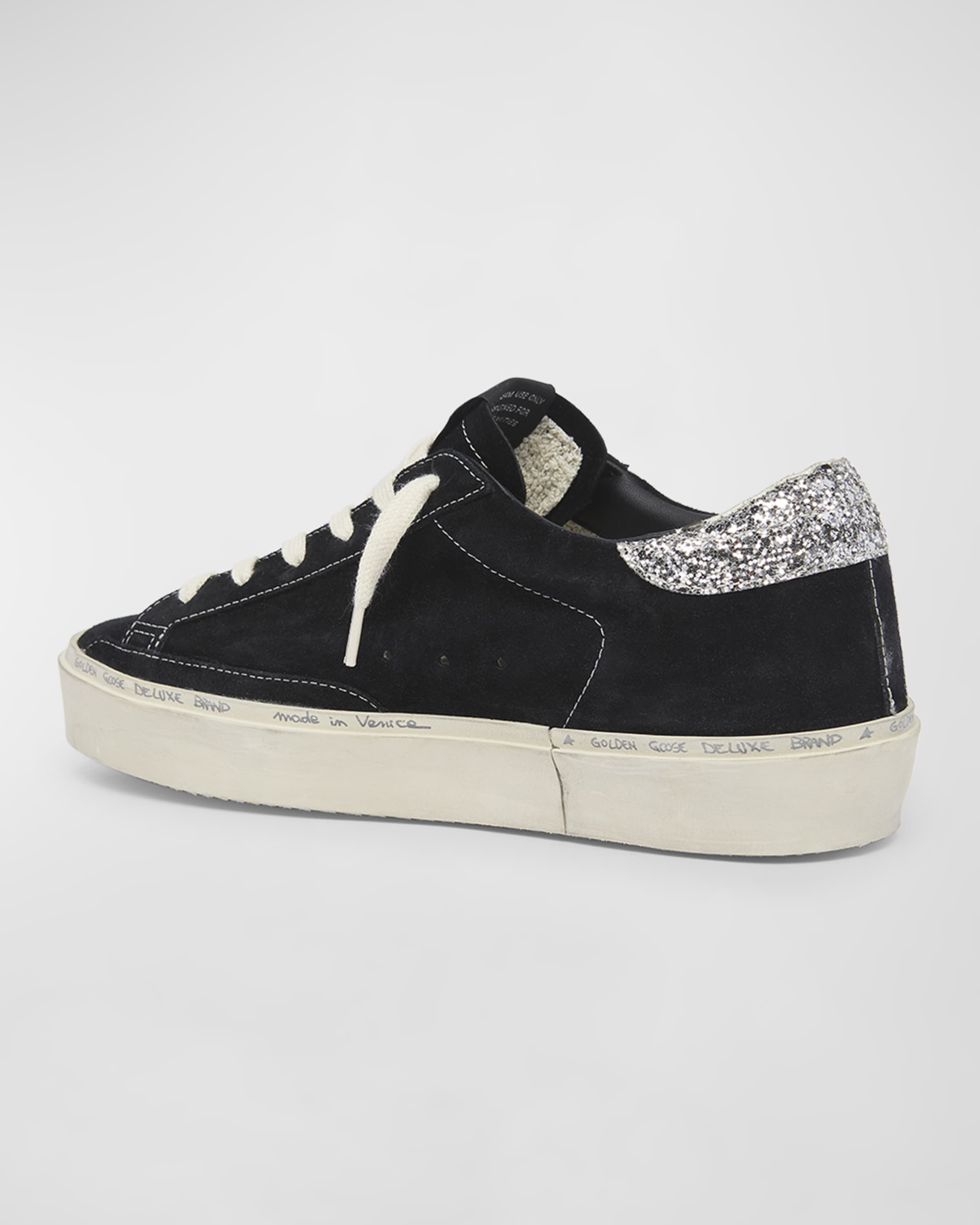 Hi Star Suede Glitter Low-Top Sneakers - 2