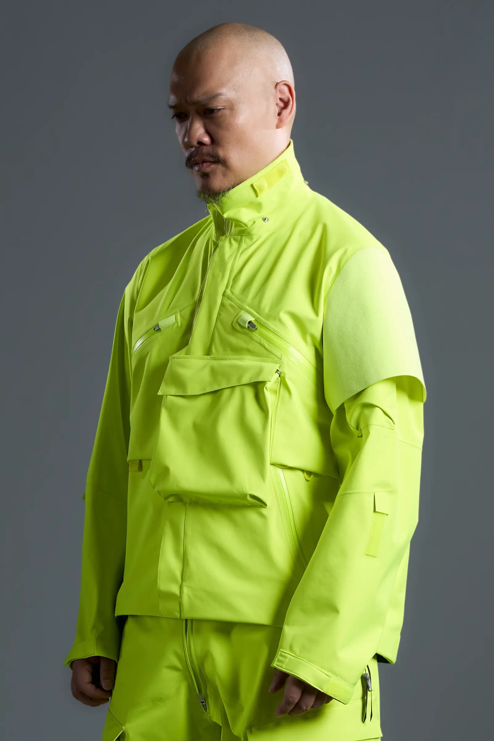 J1W-GTV 2.5L Gore-Tex Interops Jacket Hi-Vis Yellow - 16