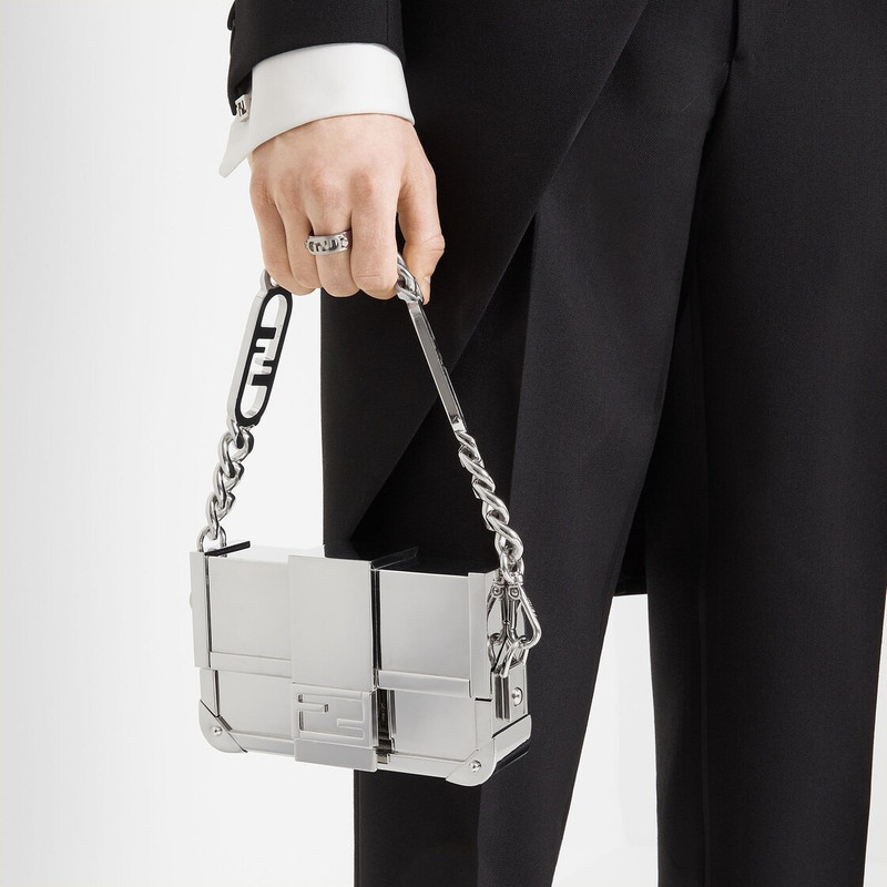 FENDI Bag in palladium-color metal outlook