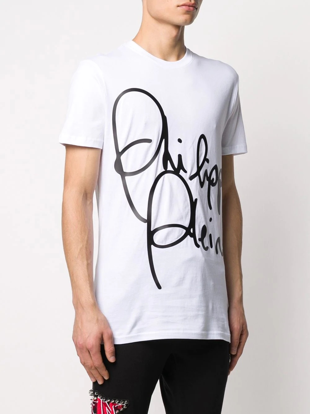 logo print T-shirt - 3